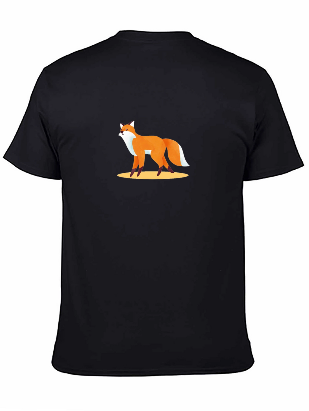 Fox Graphic Tee - Stylish Black T-Shirt