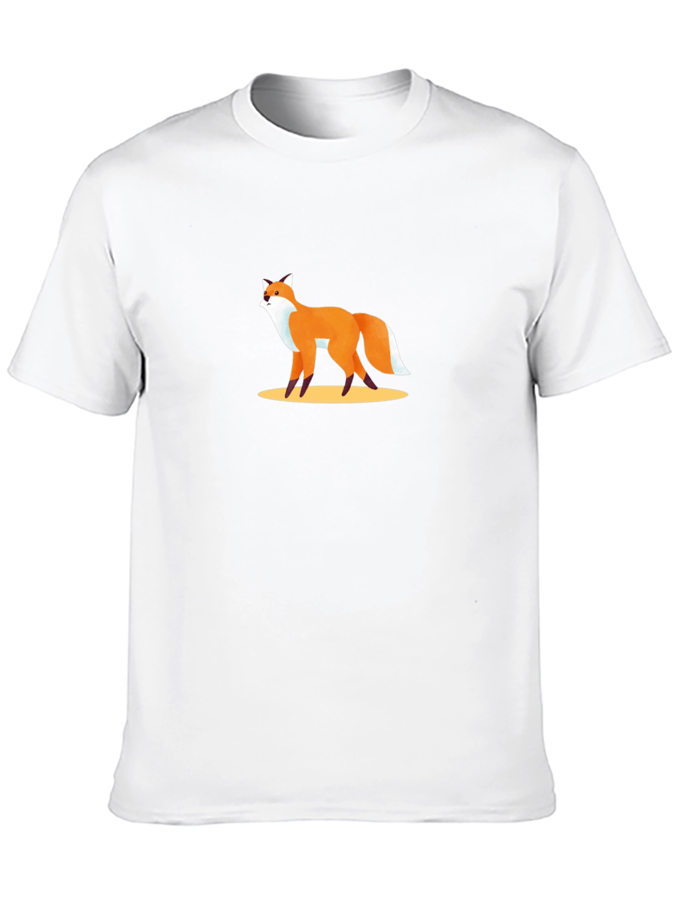 Fox Graphic Tee - Stylish Black T-Shirt
