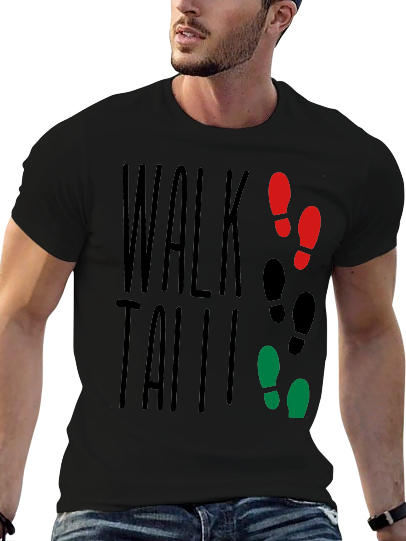 Walk Tall T-Shirt: Stylish Graphic Tee for Confidence