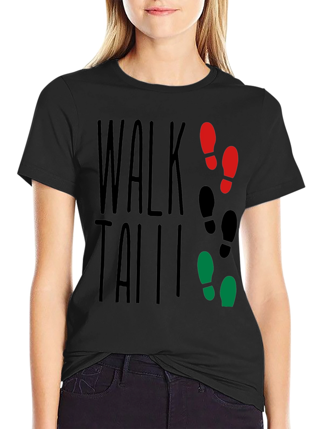 Walk Tall T-Shirt: Stylish Graphic Tee for Confidence