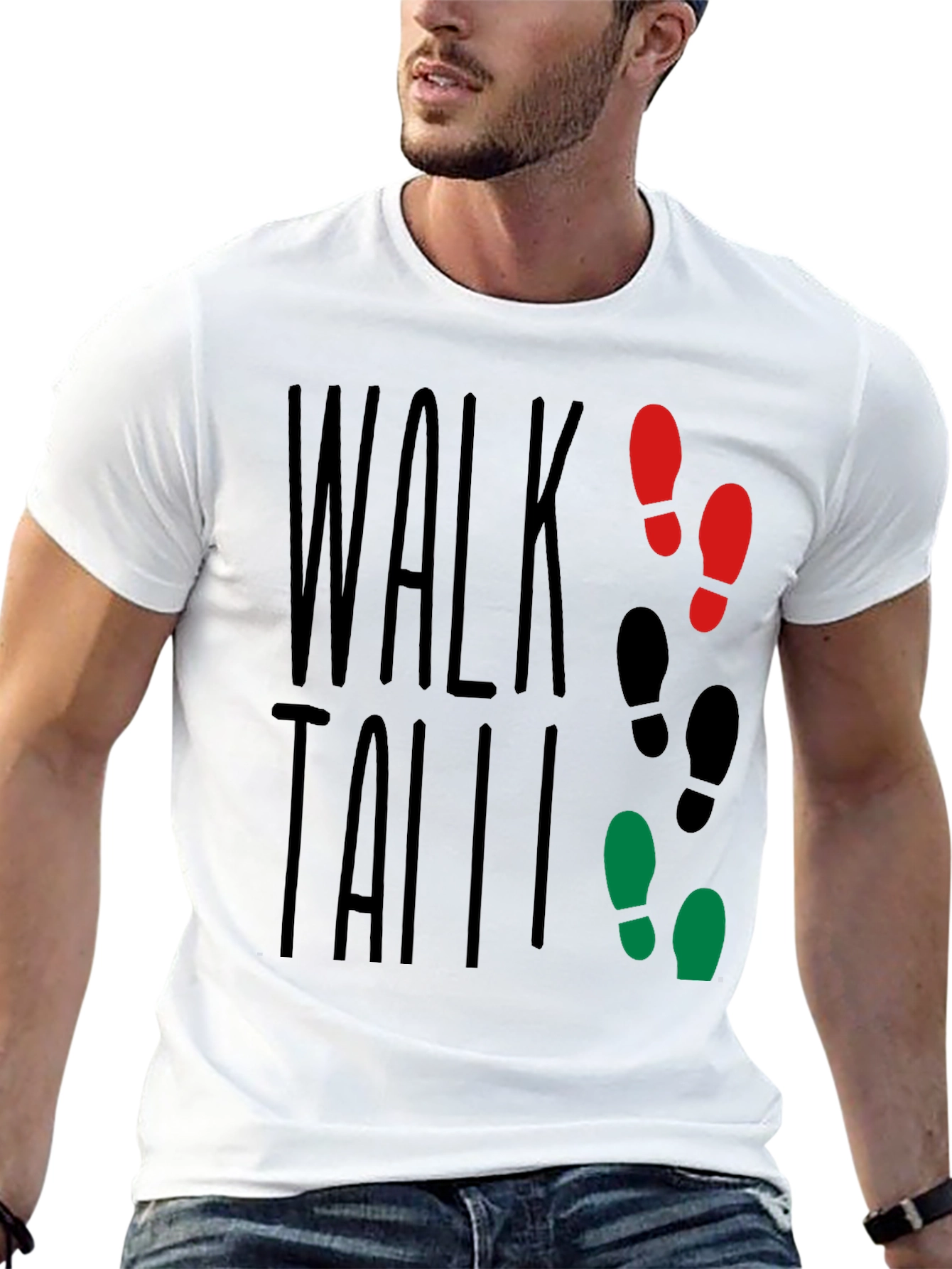 Walk Tall T-Shirt: Stylish Graphic Tee for Confidence