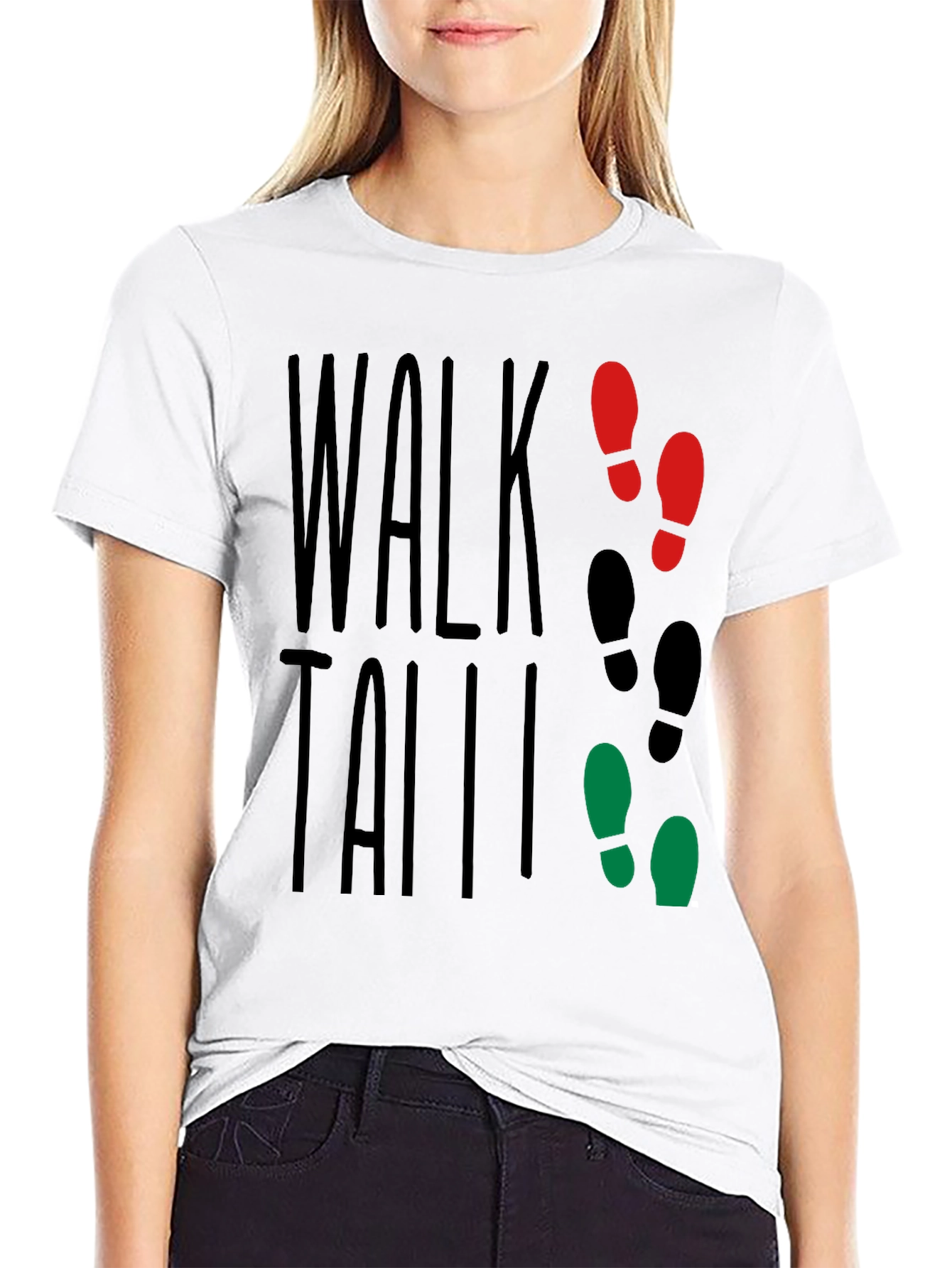 Walk Tall T-Shirt: Stylish Graphic Tee for Confidence