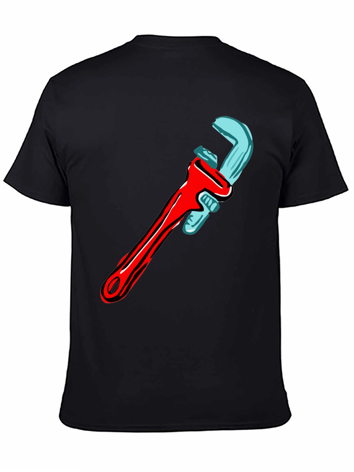 Wrench Graphic T-Shirt - Cool Tool Design