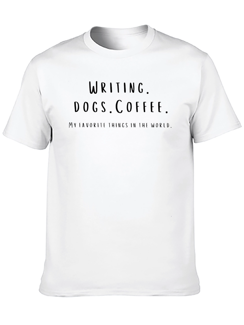 Writing Dogs Coffee T-Shirt