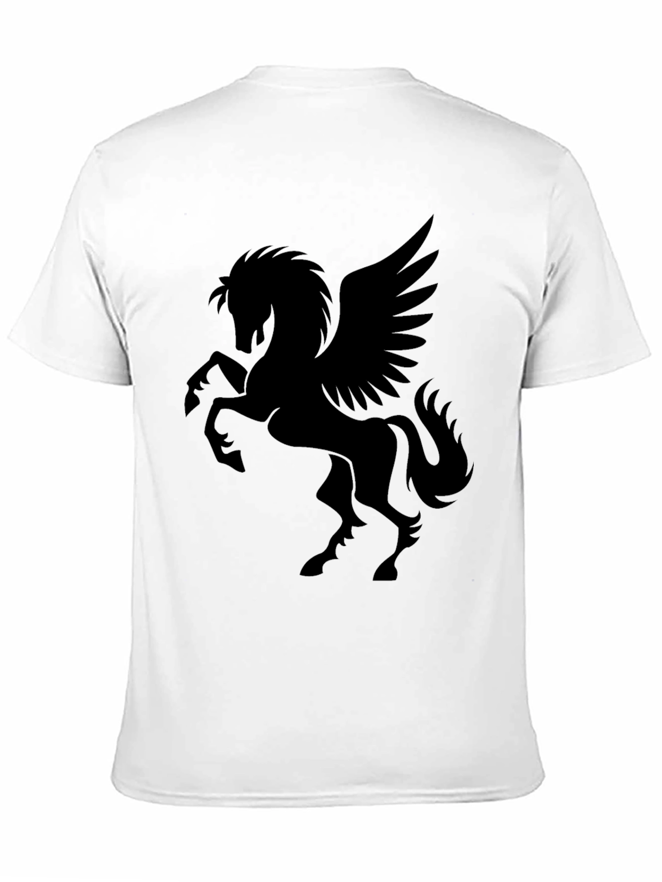 Black Pegasus Graphic Tee - Stylish Mens Shirt