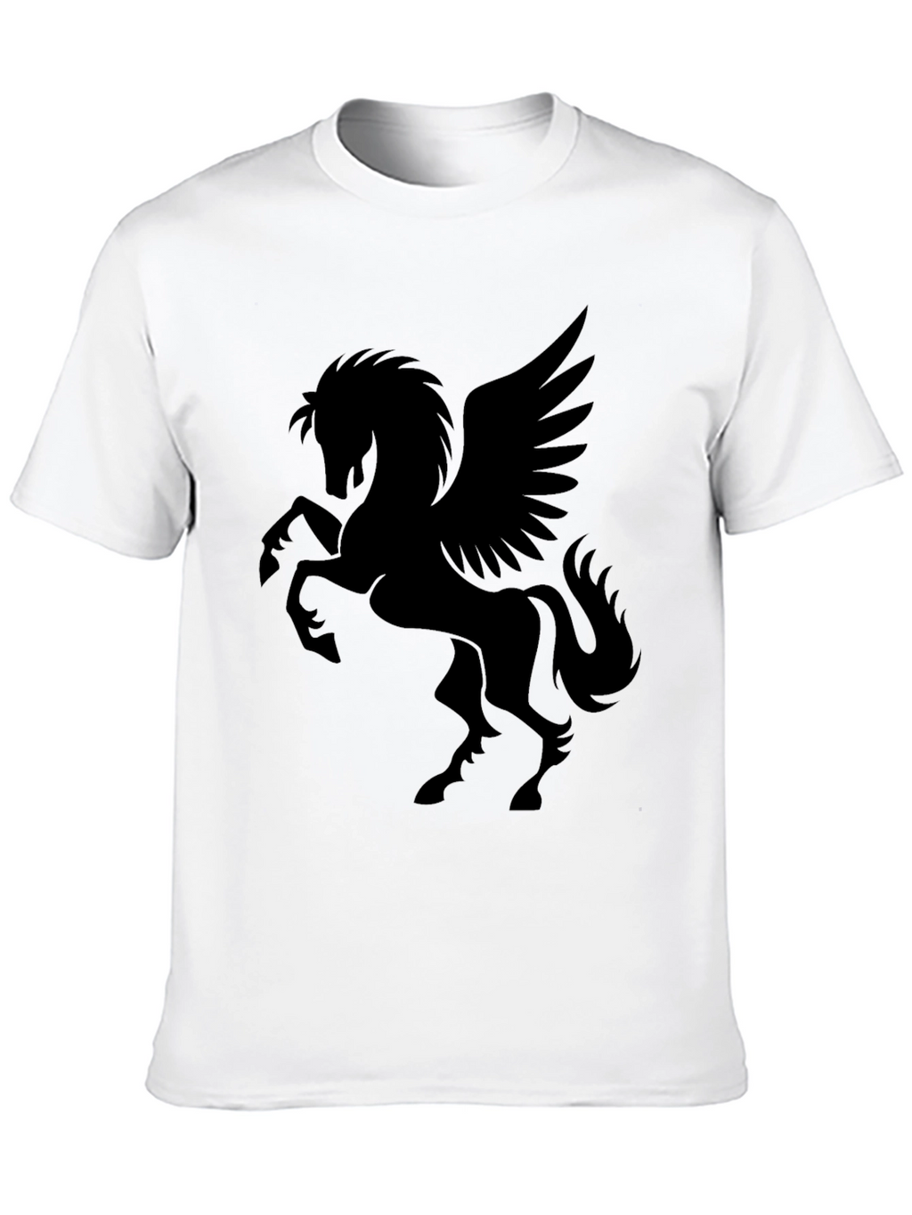 Black Pegasus Graphic Tee - Stylish Mens Shirt
