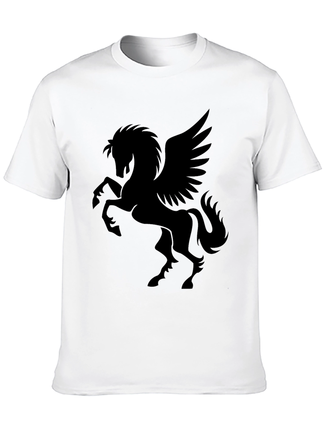Black Pegasus Graphic Tee - Stylish Mens Shirt