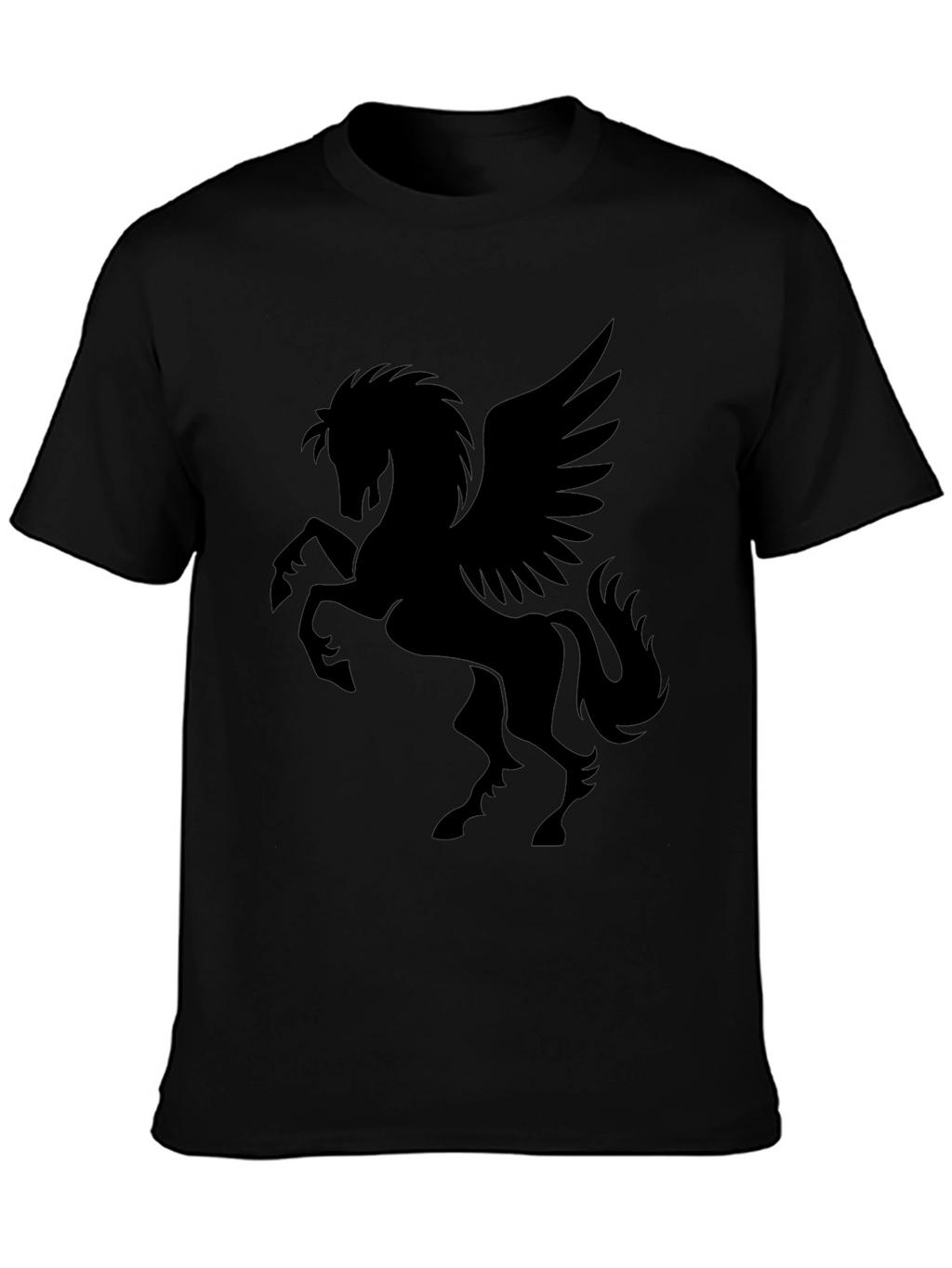 Black Pegasus Graphic Tee - Stylish Mens Shirt