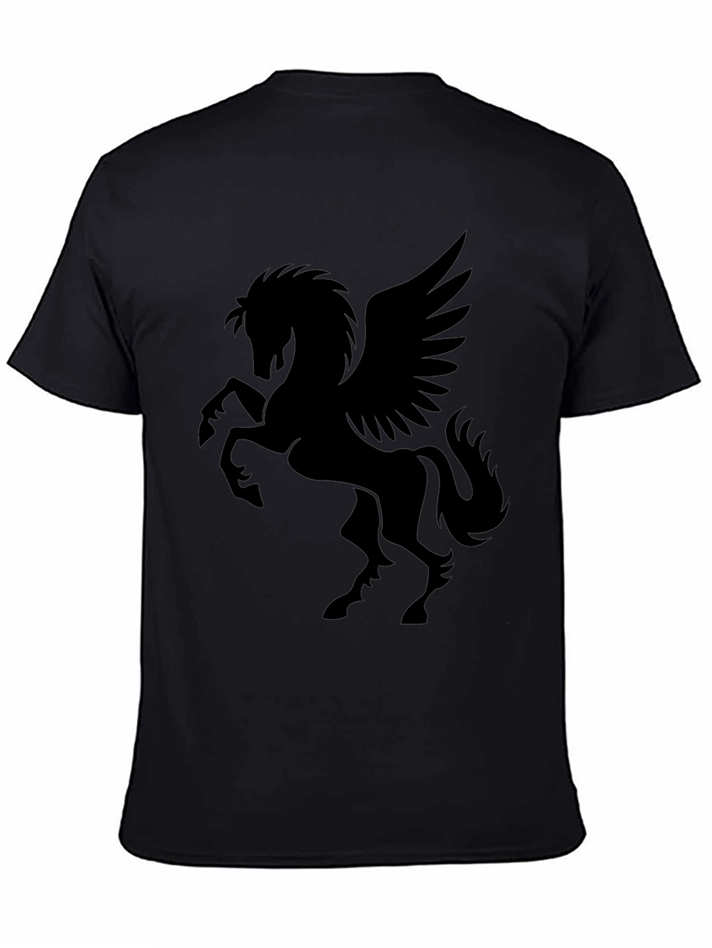 Black Pegasus Graphic Tee - Stylish Mens Shirt