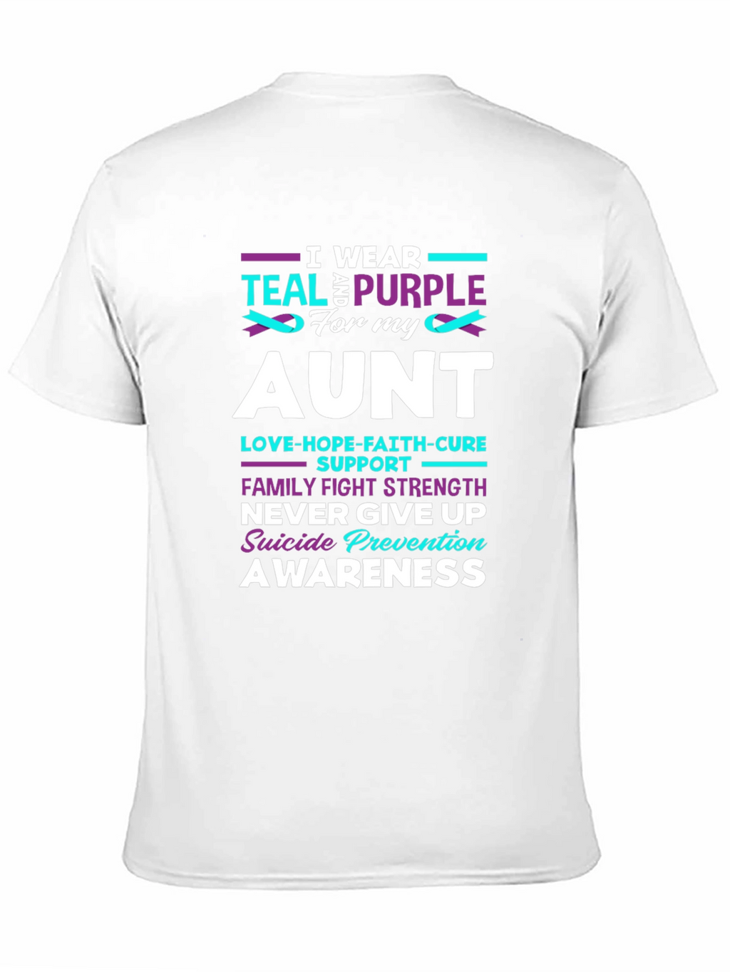 Teal & Purple Suicide Prevention Awareness T-Shirt