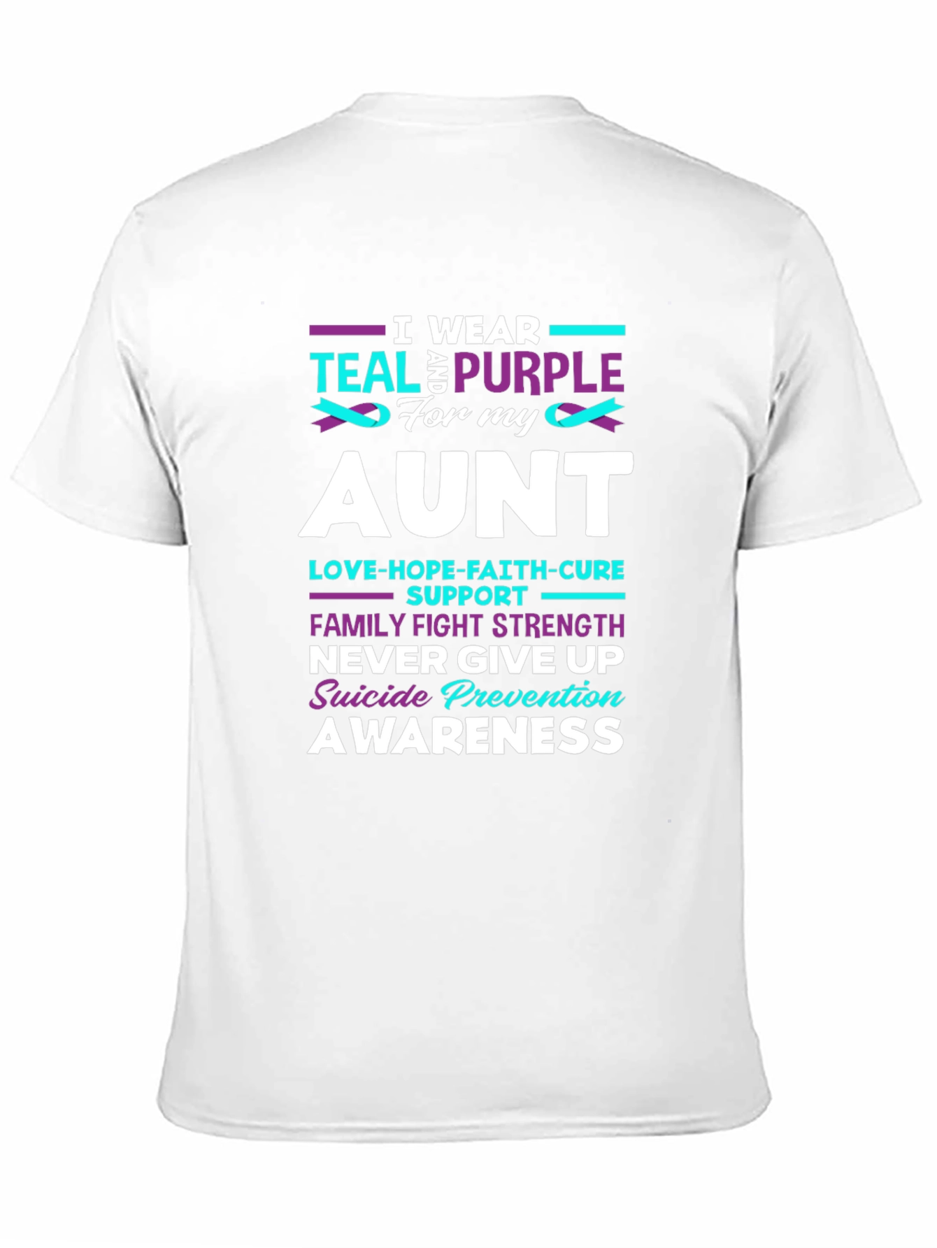 Teal & Purple Suicide Prevention Awareness T-Shirt