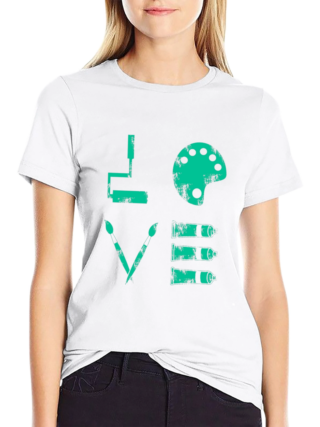Artistic LOVE Graphic Tee - Painters Dream