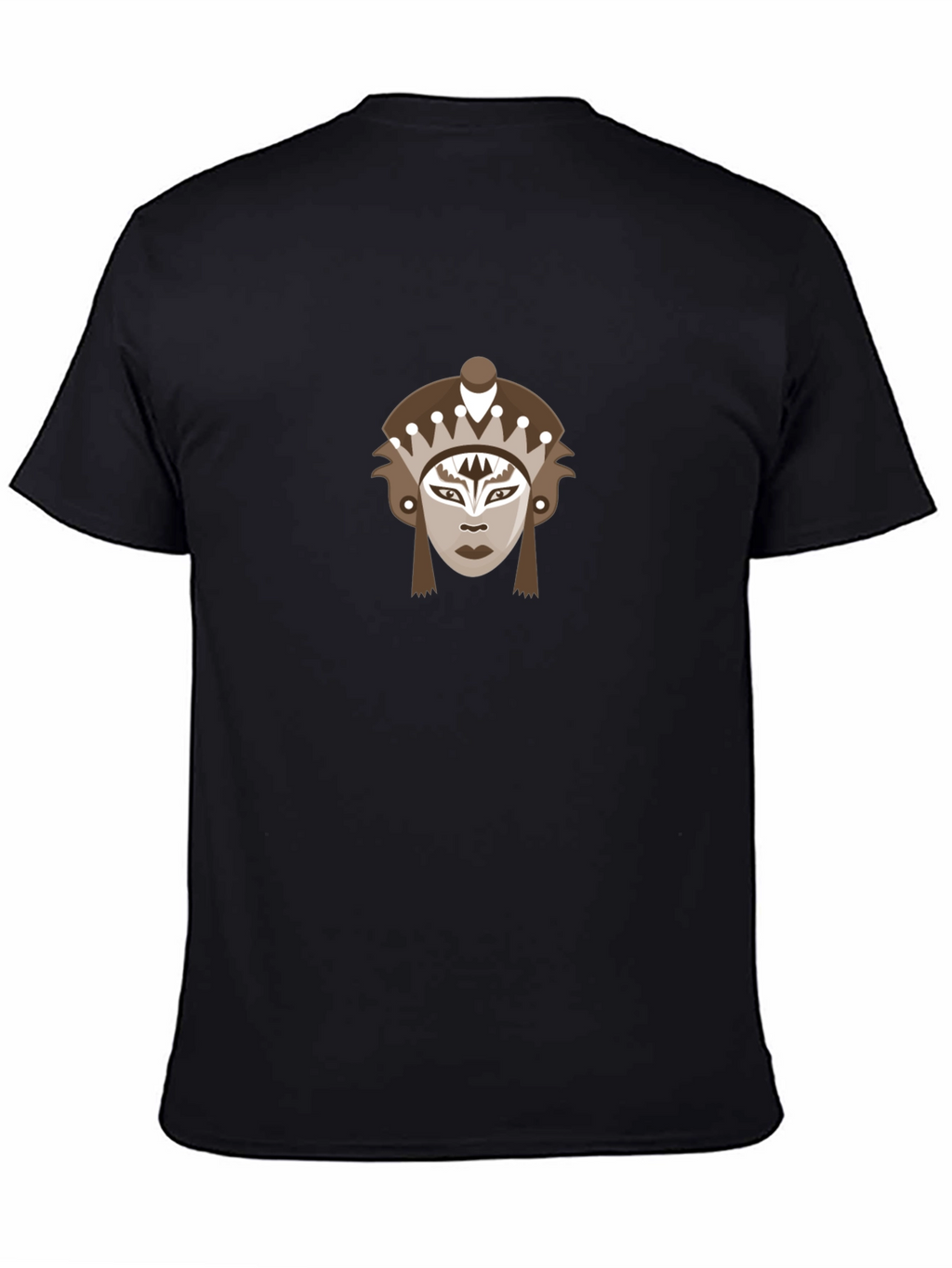 Tribal Mask Graphic Tee - Stylish and Unique