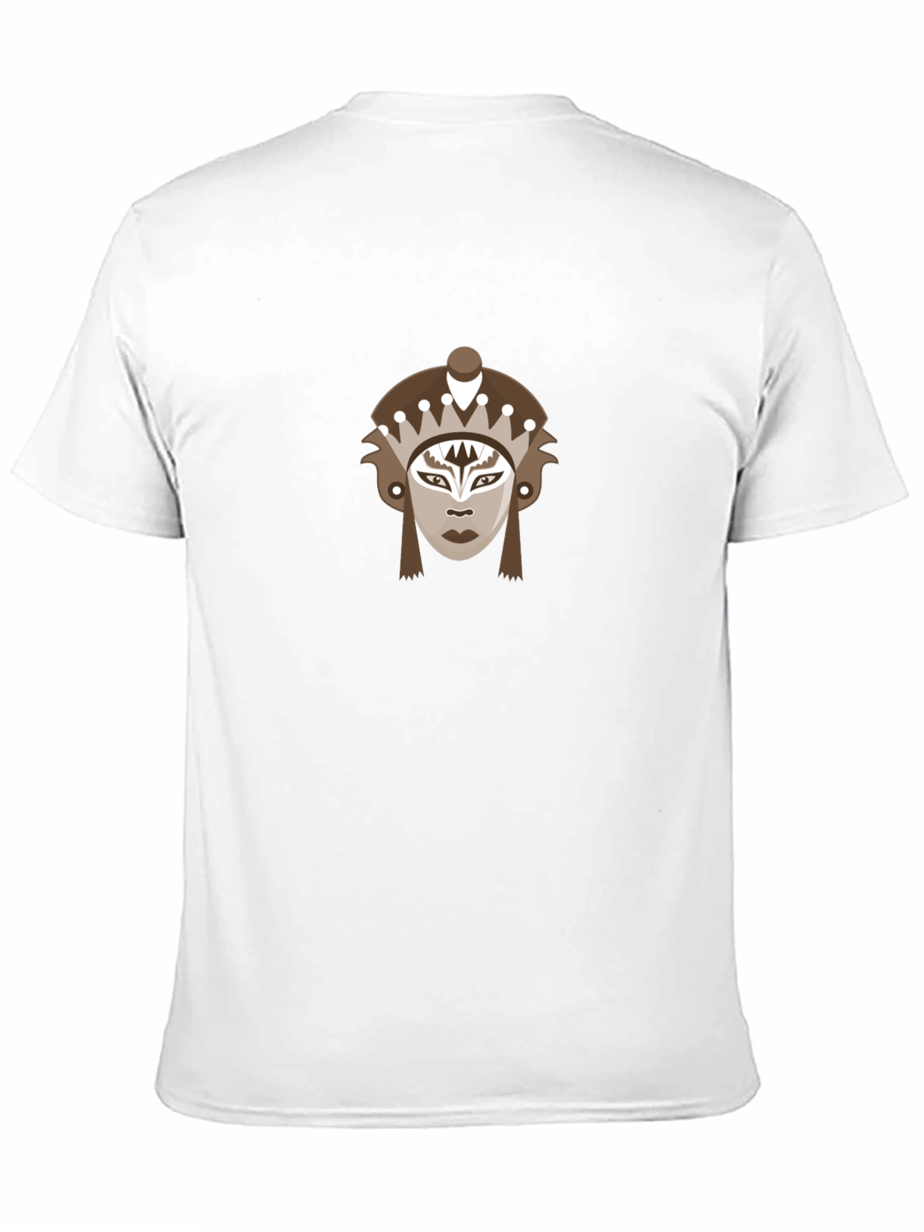 Tribal Mask Graphic Tee - Stylish and Unique