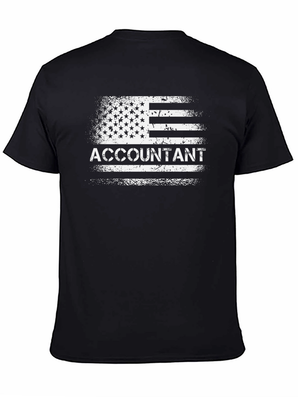 Accountant USA Flag Graphic Tee
