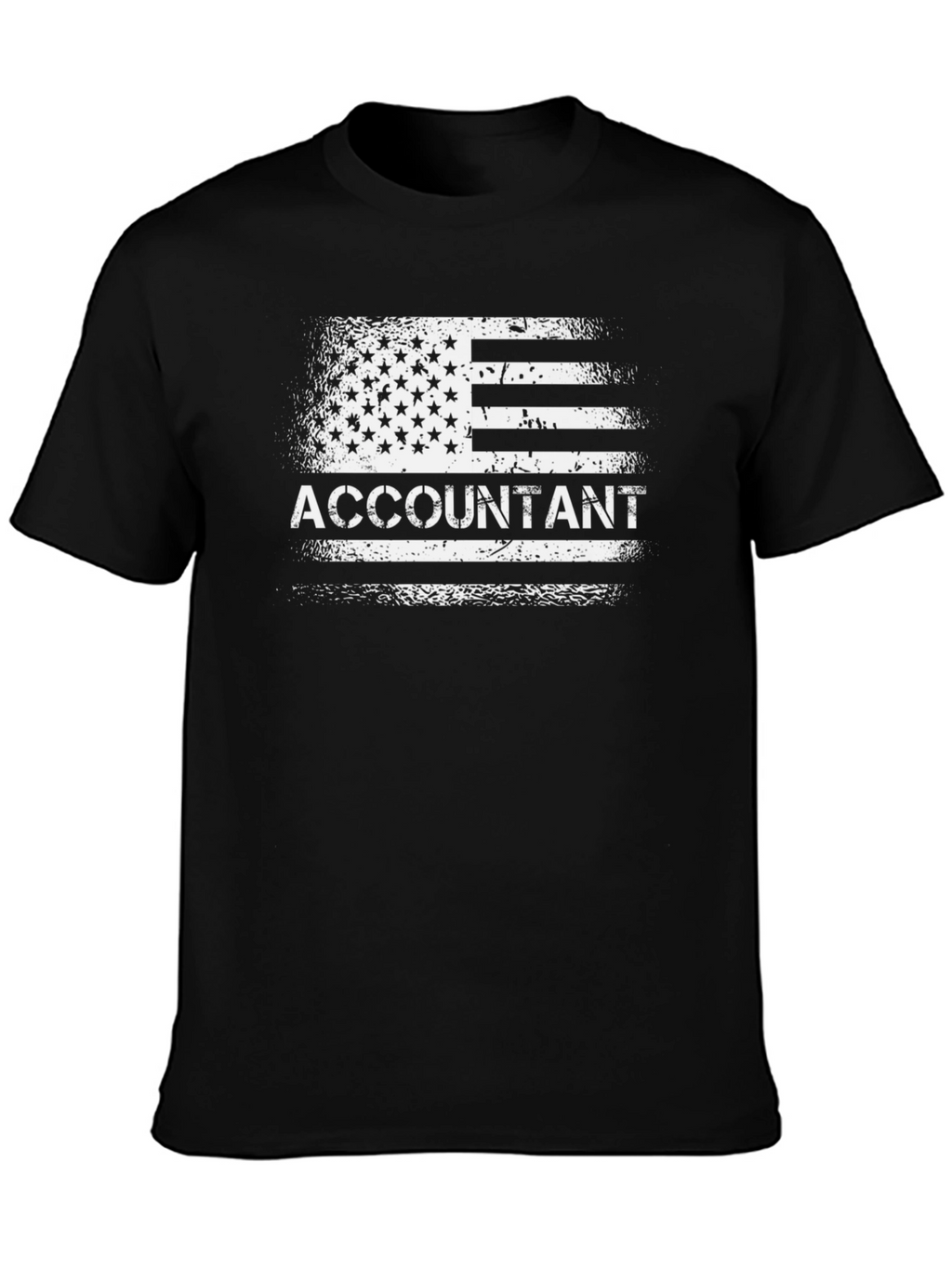 Accountant USA Flag Graphic Tee