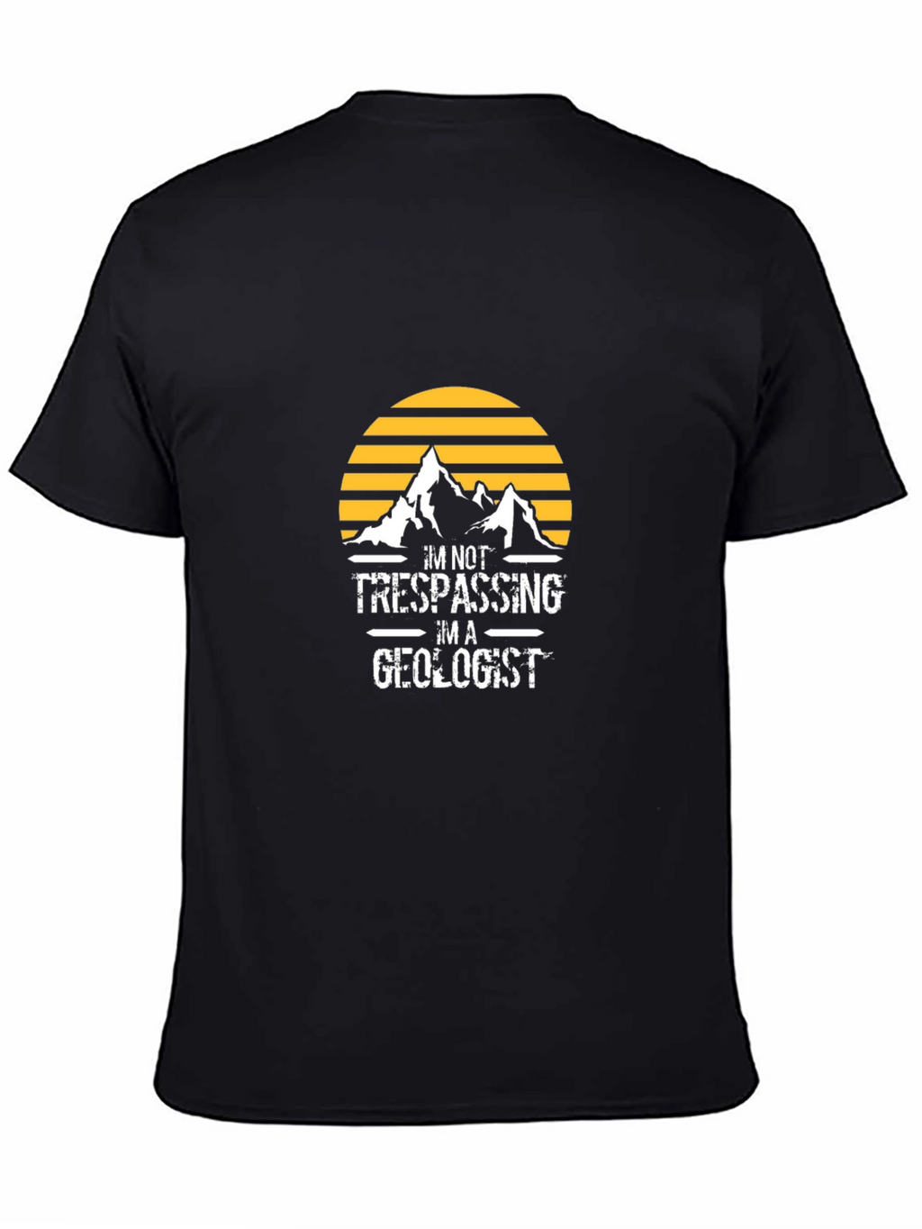 Geologist Graphic T-Shirt - Black Crew Neck