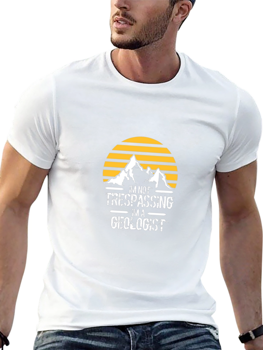 Geologist Graphic T-Shirt - Black Crew Neck