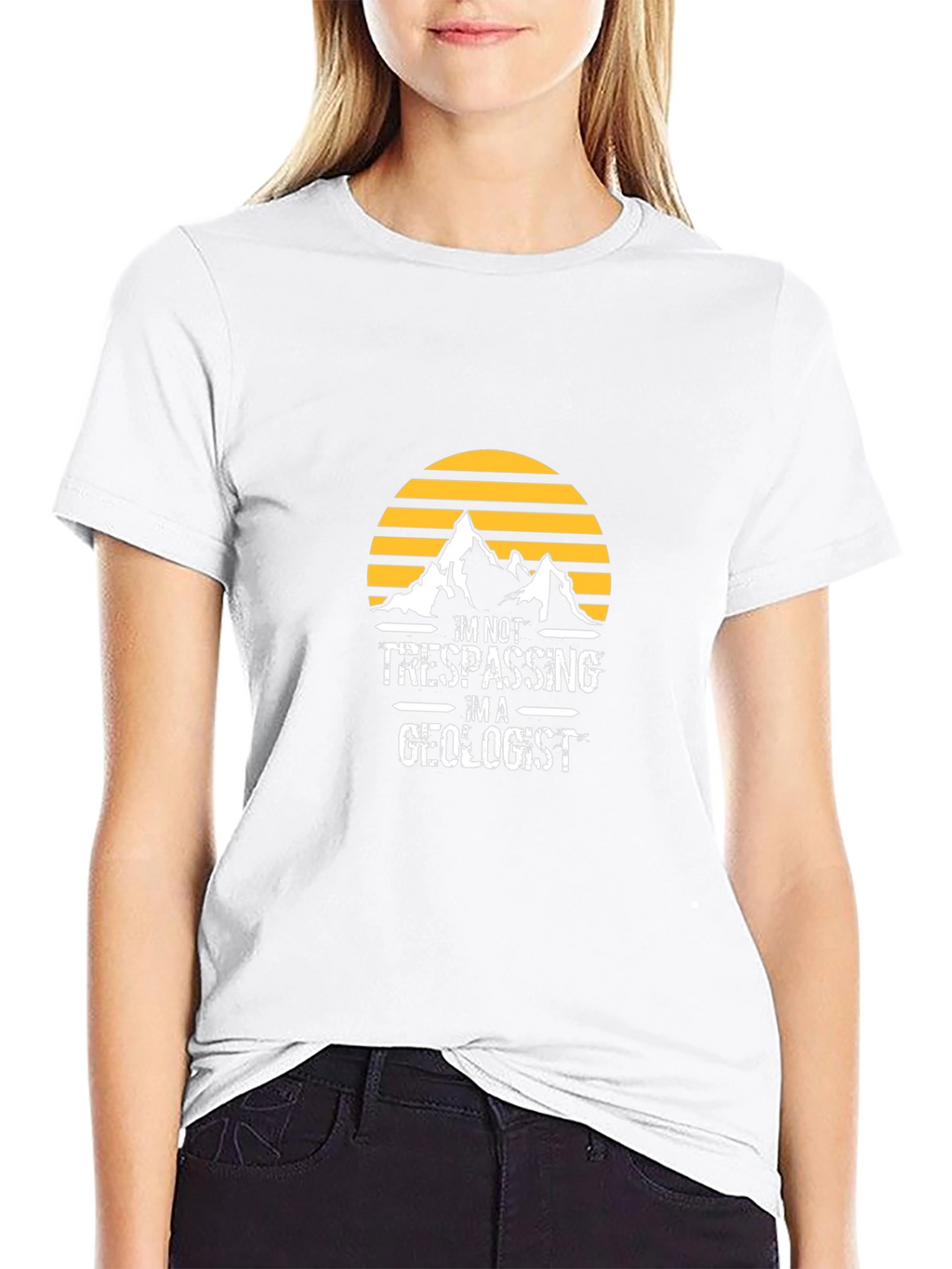 Geologist Graphic T-Shirt - Black Crew Neck