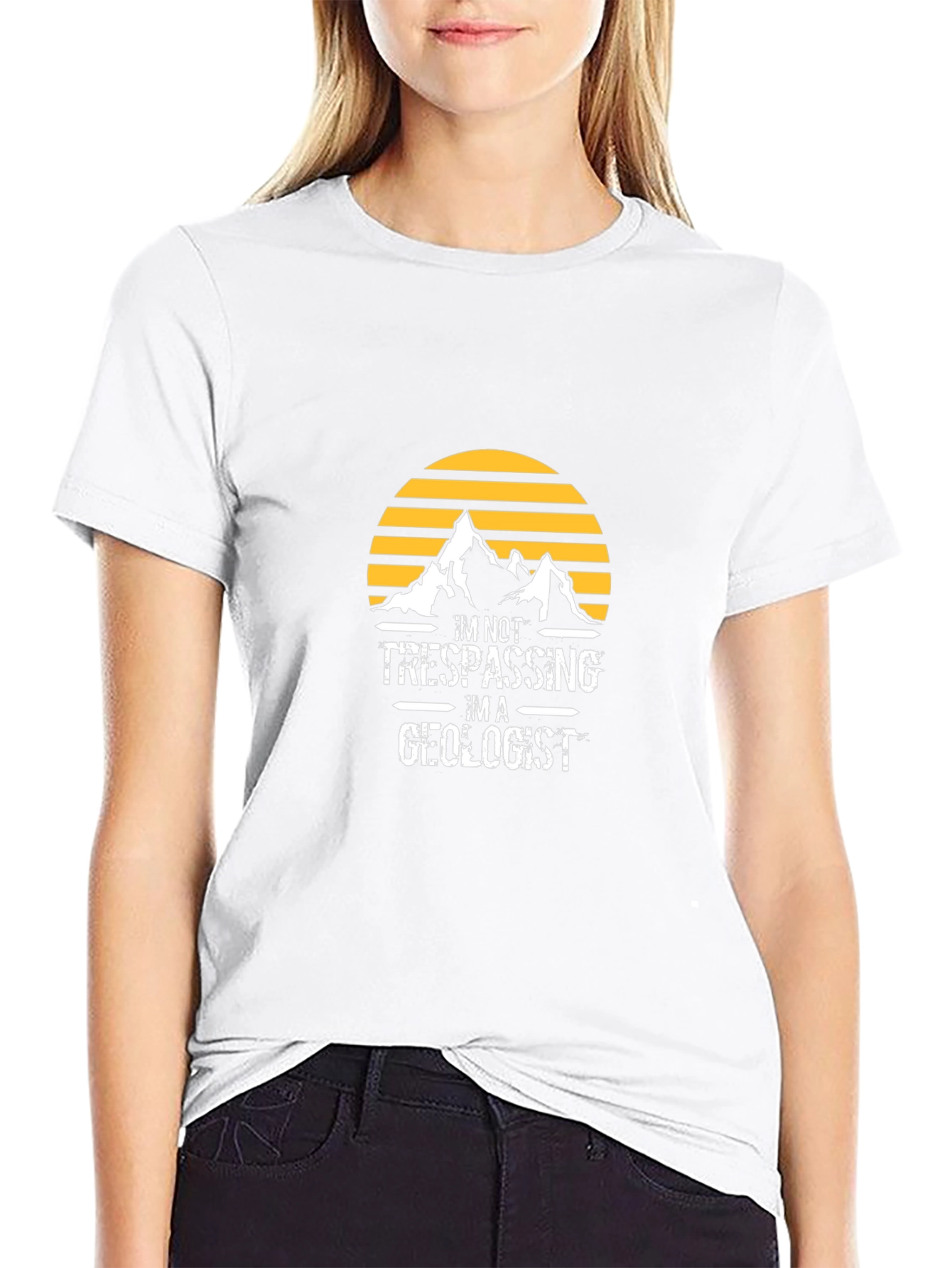 Geologist Graphic T-Shirt - Black Crew Neck