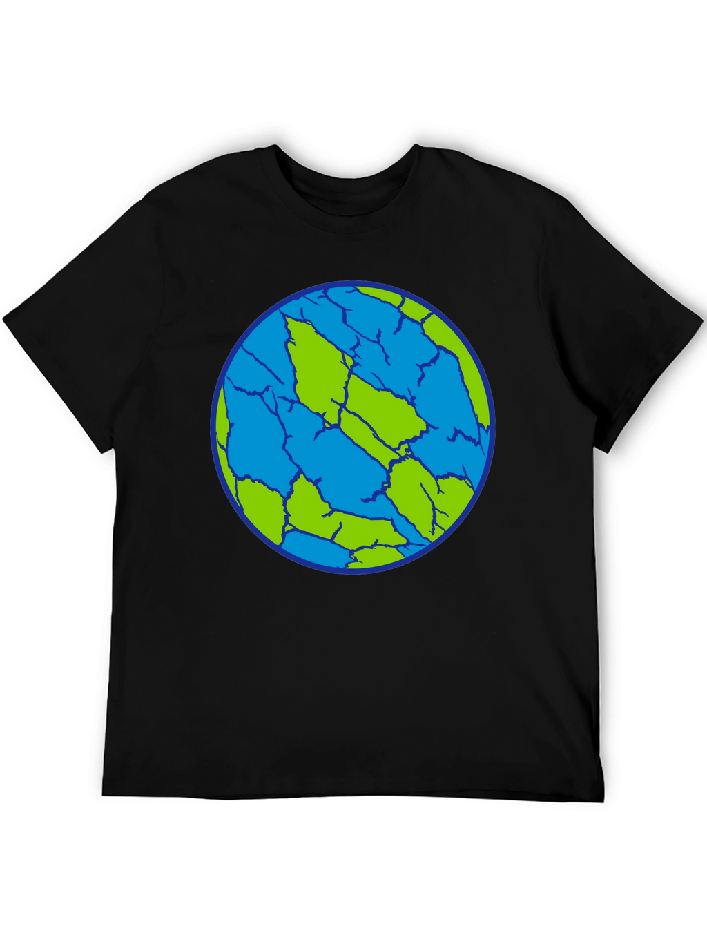 Cracked Earth T-Shirt - Unique Planet Design
