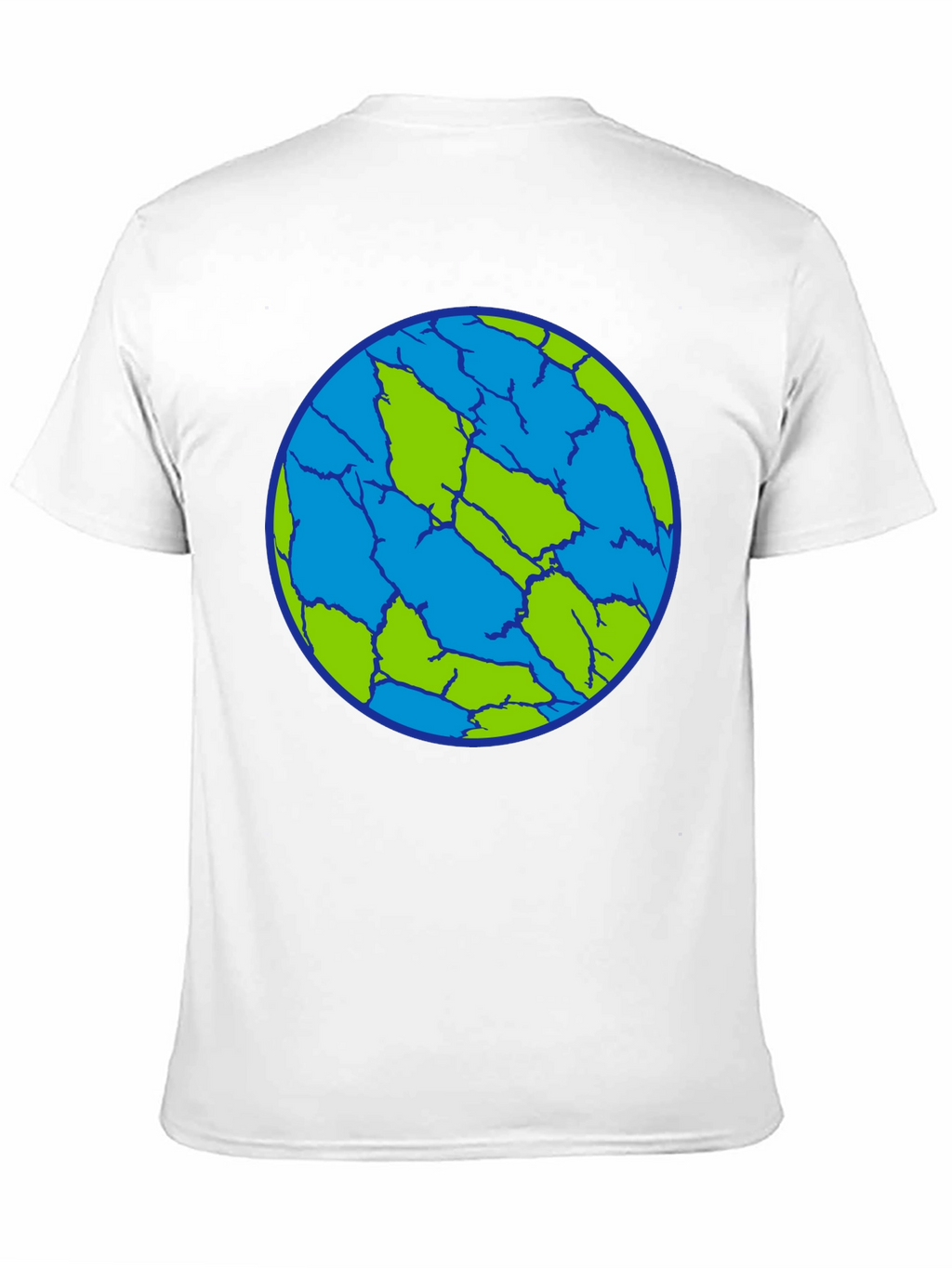 Cracked Earth T-Shirt - Unique Planet Design