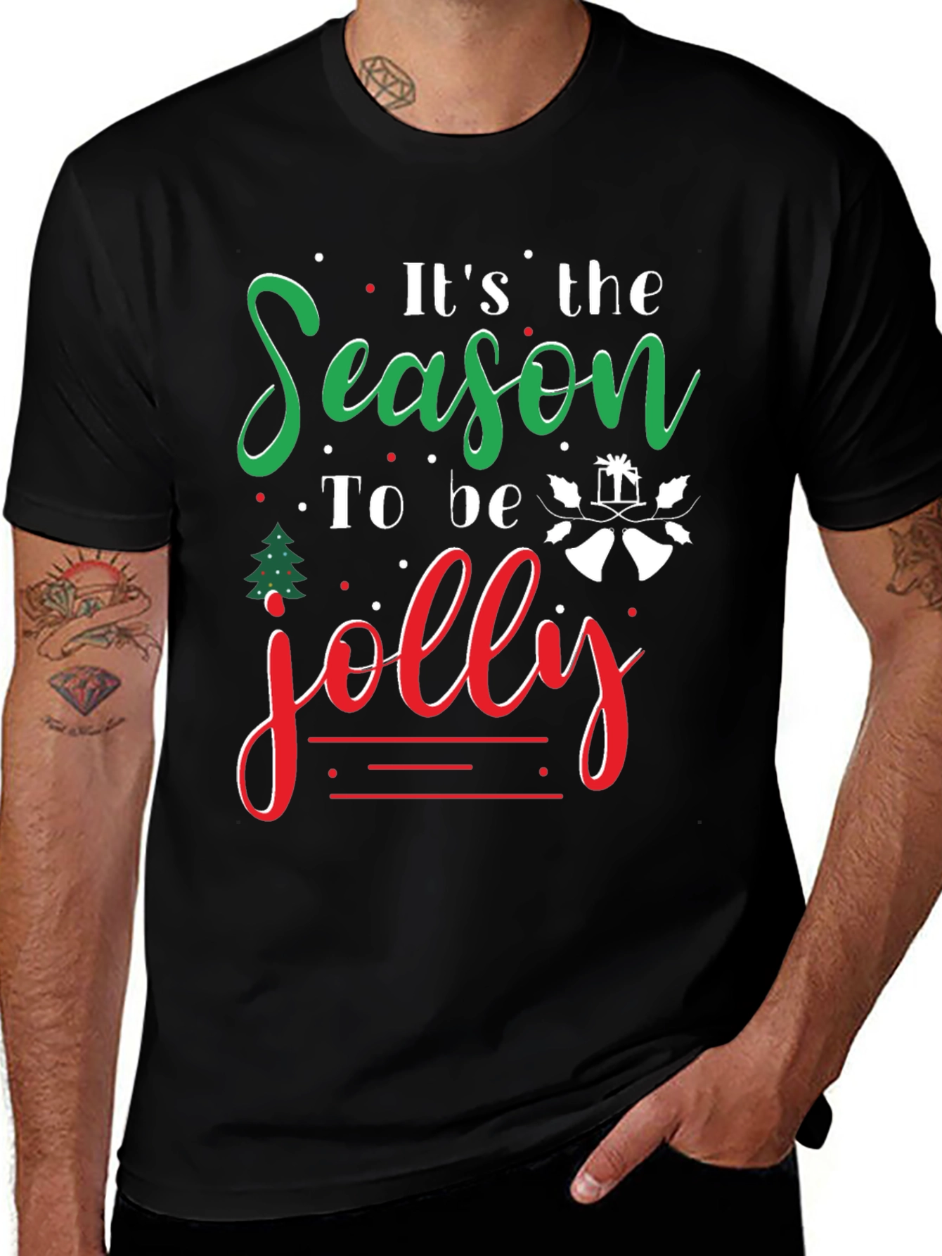 Festive Tis the Season to be Jolly T-Shirt