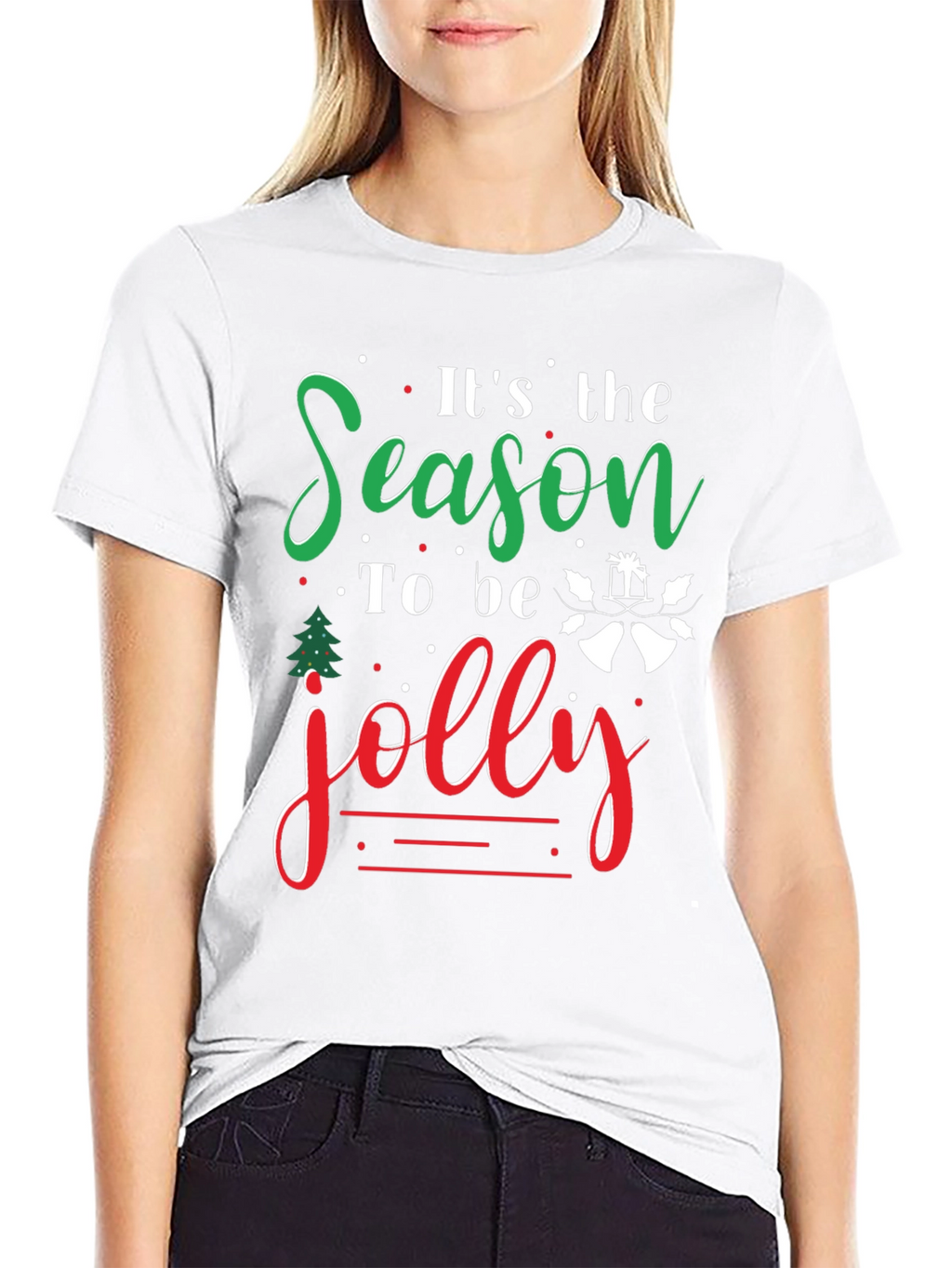 Festive Tis the Season to be Jolly T-Shirt