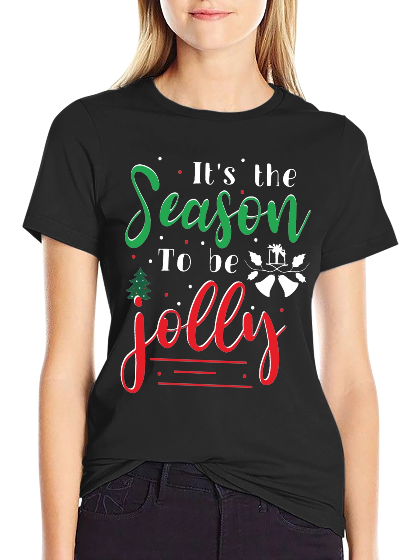 Festive Tis the Season to be Jolly T-Shirt