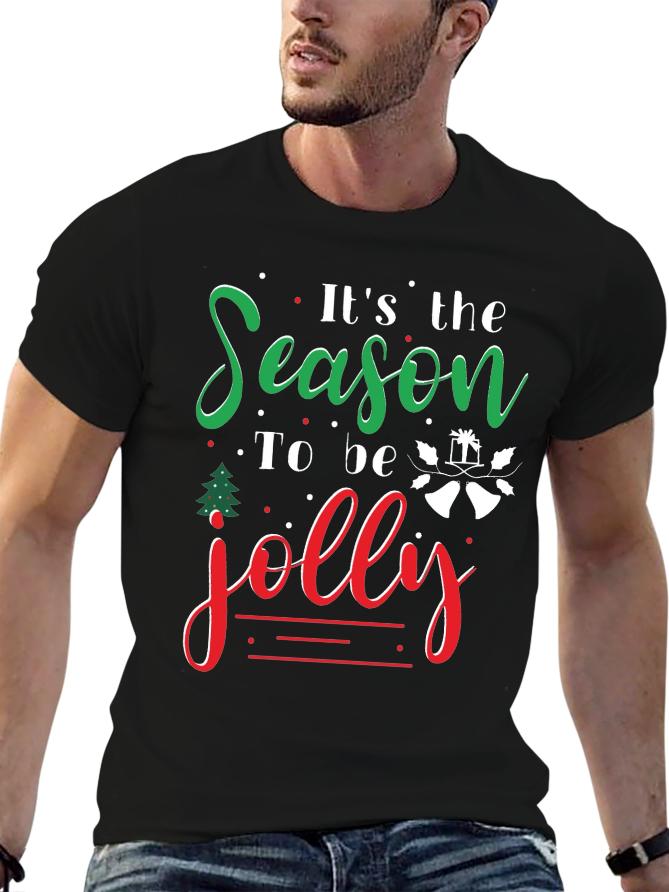 Festive Tis the Season to be Jolly T-Shirt