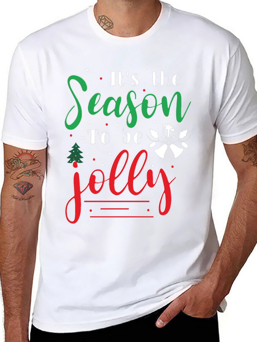 Festive Tis the Season to be Jolly T-Shirt