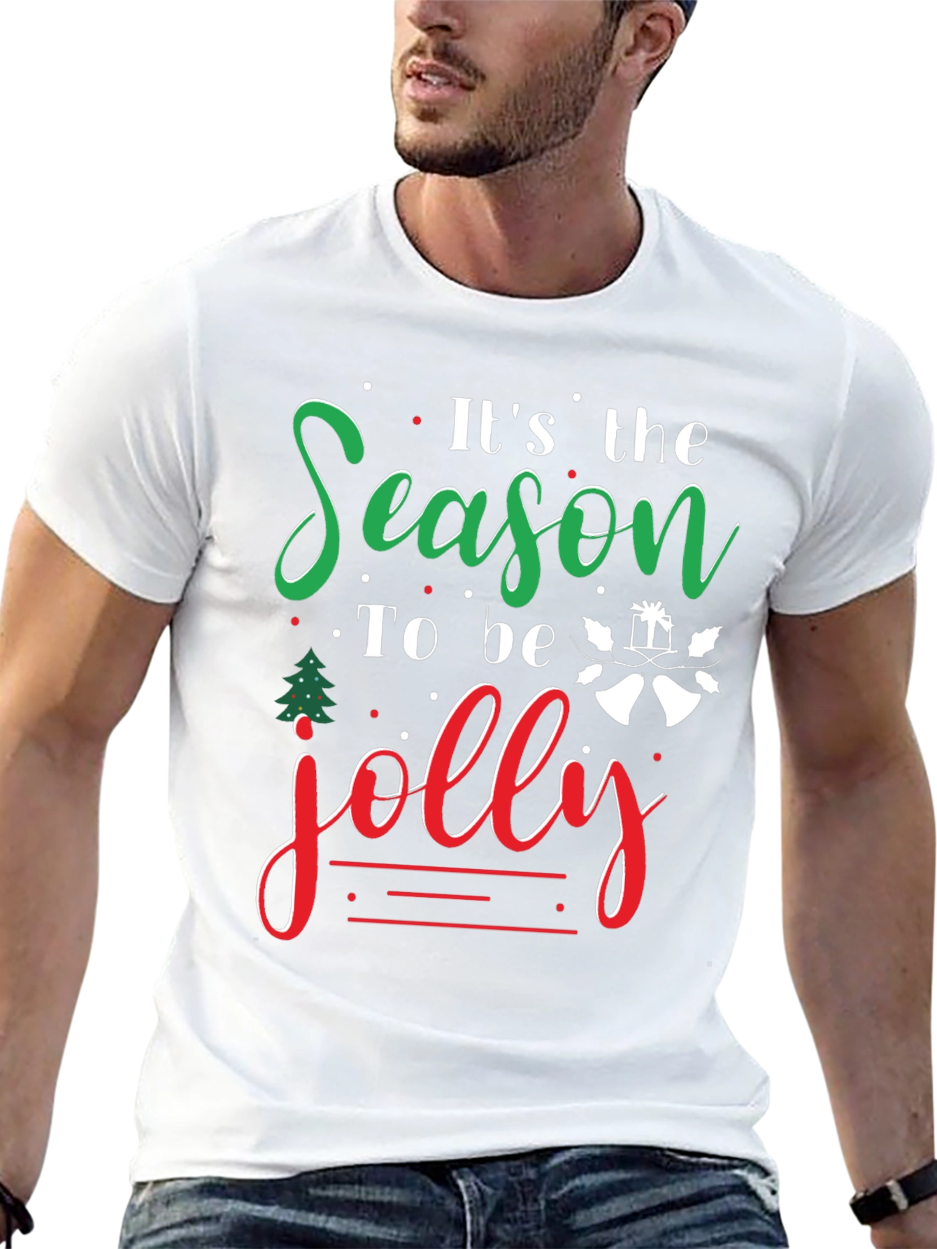 Festive Tis the Season to be Jolly T-Shirt