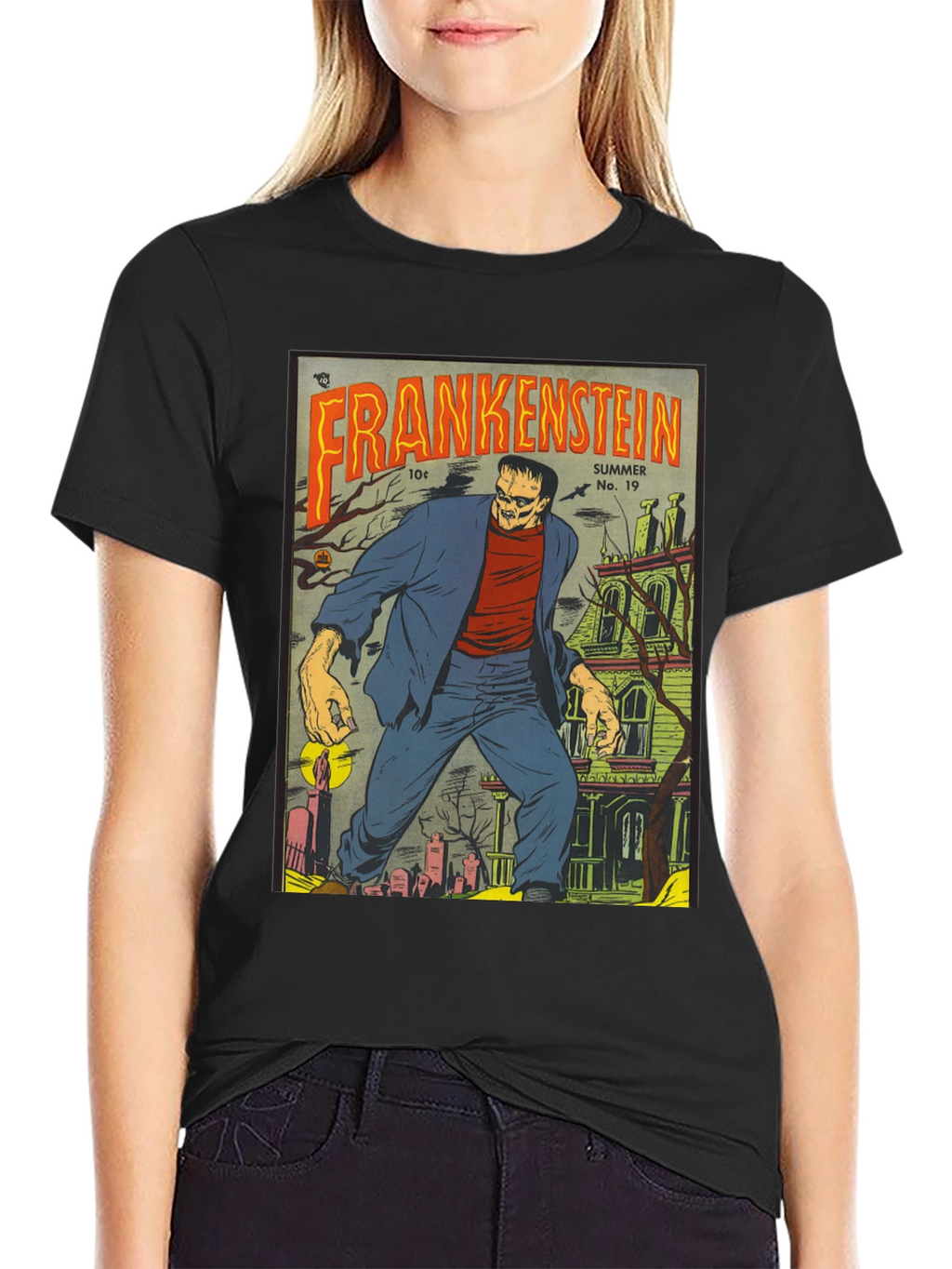 Frankenstein Comic T-Shirt