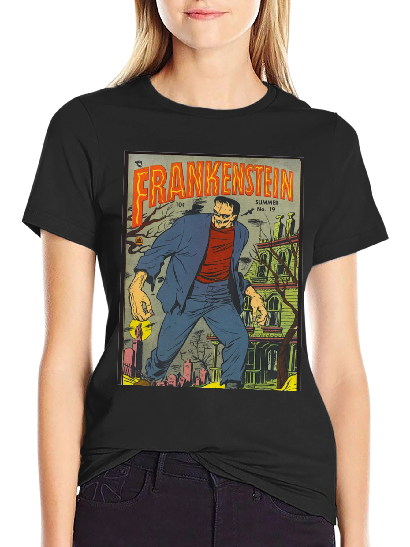 Frankenstein Comic T-Shirt