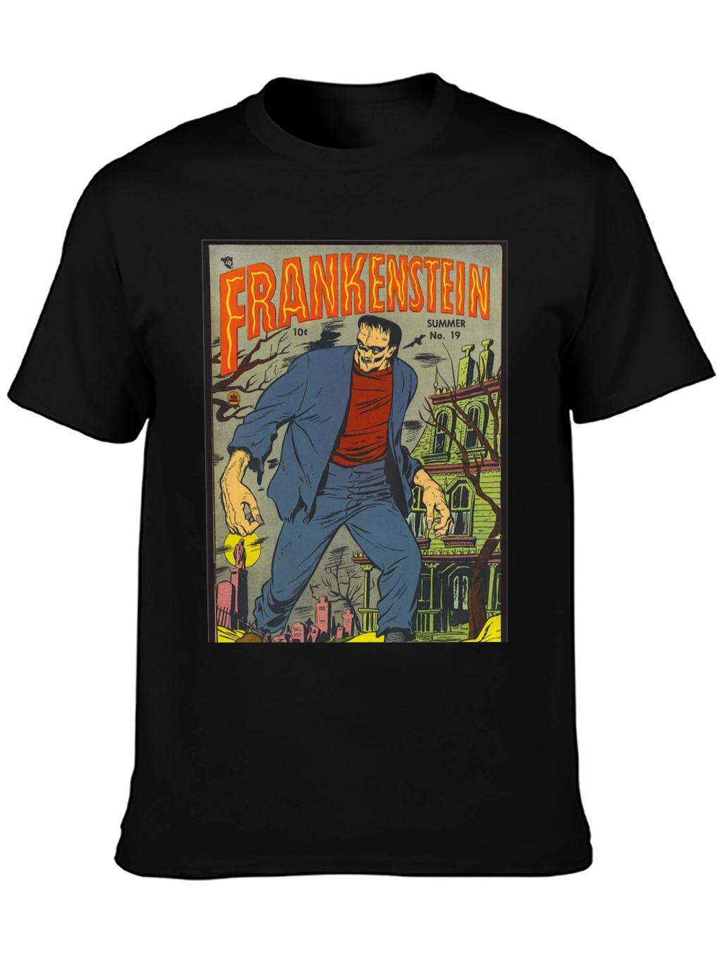 Frankenstein Comic T-Shirt