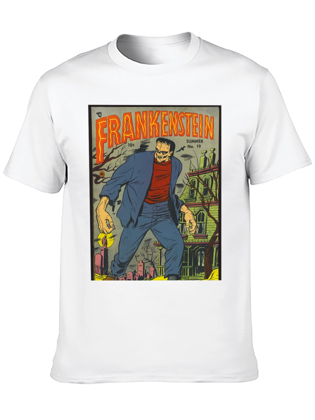 Frankenstein Comic T-Shirt