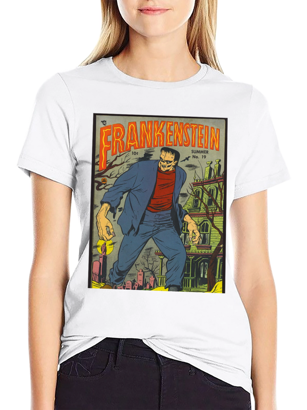 Frankenstein Comic T-Shirt
