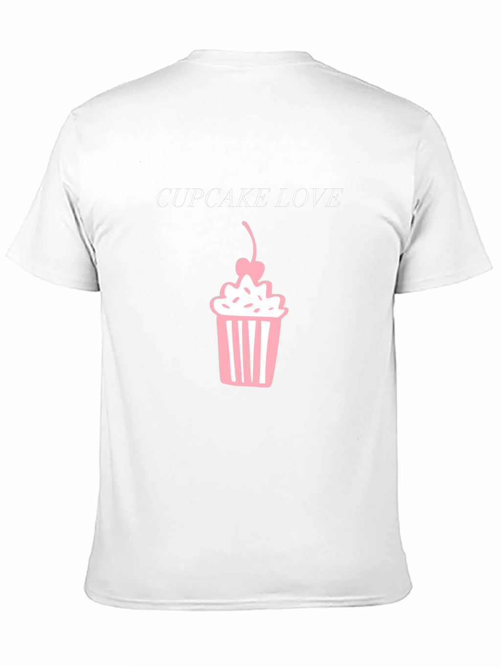 Cupcake Love Graphic T-Shirt - Black