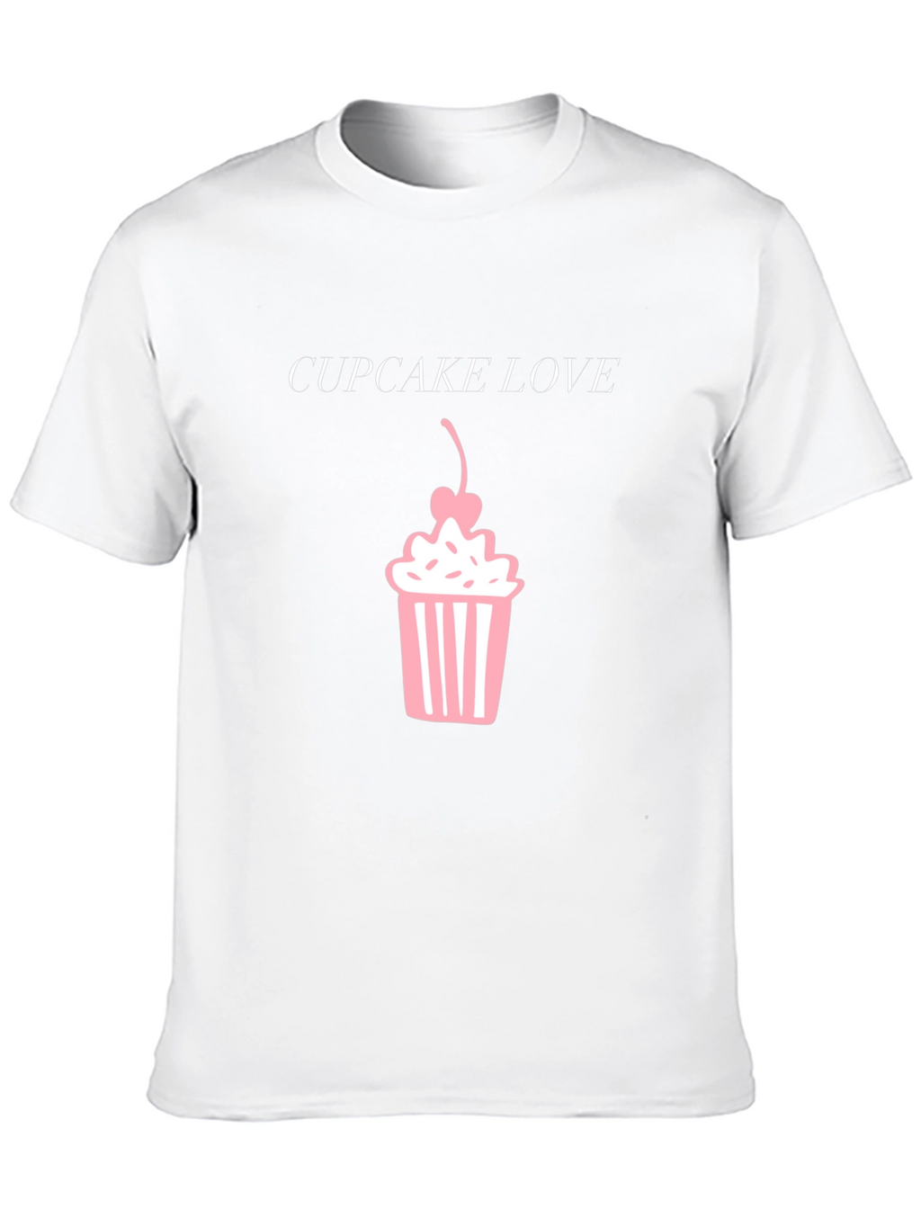 Cupcake Love Graphic T-Shirt - Black
