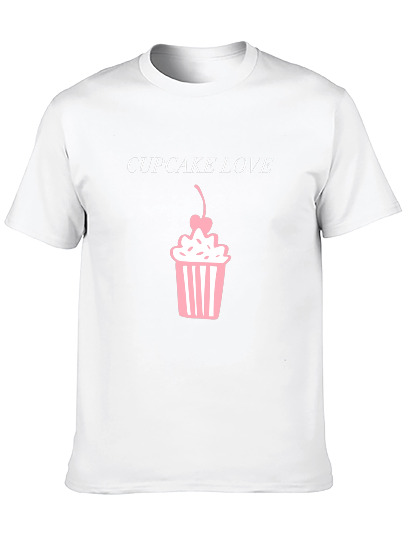 Cupcake Love Graphic T-Shirt - Black