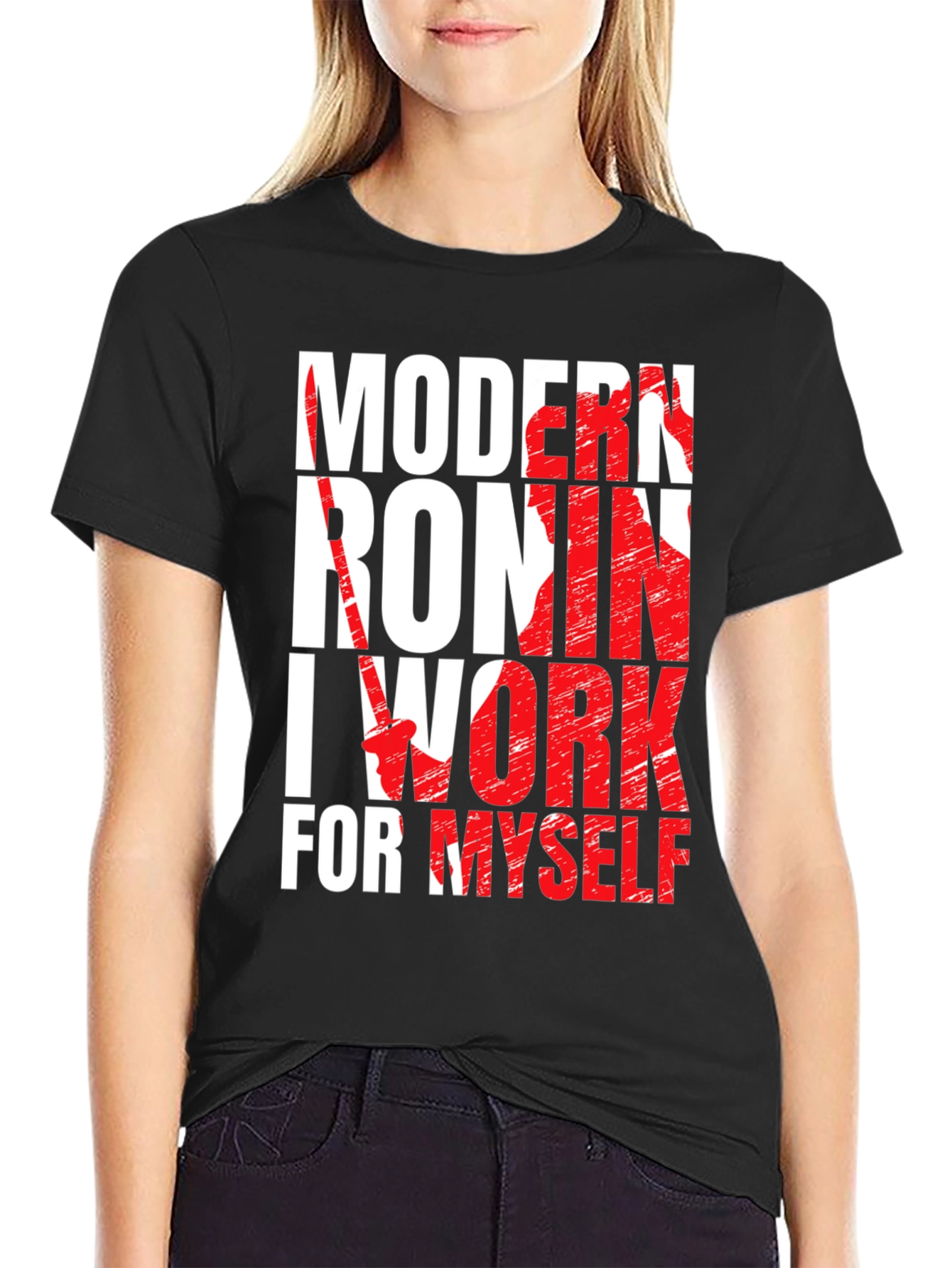 Modern Ronin T-Shirt - I Work for Myself Graphic Tee