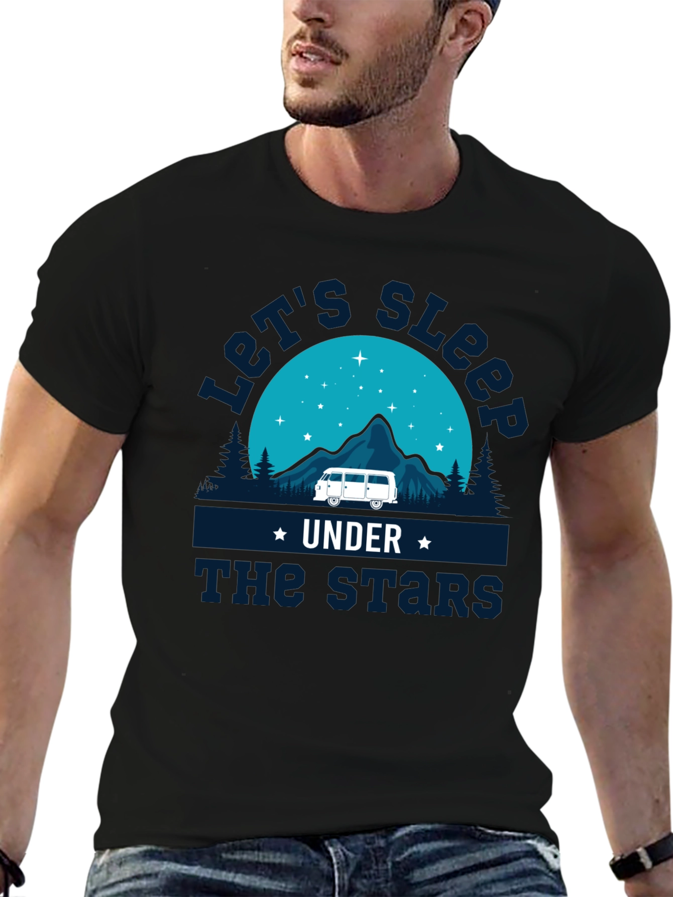 Lets Sleep Under the Stars Graphic Tee
