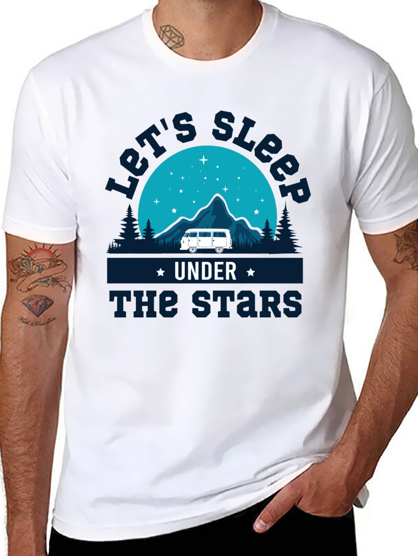 Lets Sleep Under the Stars Graphic Tee