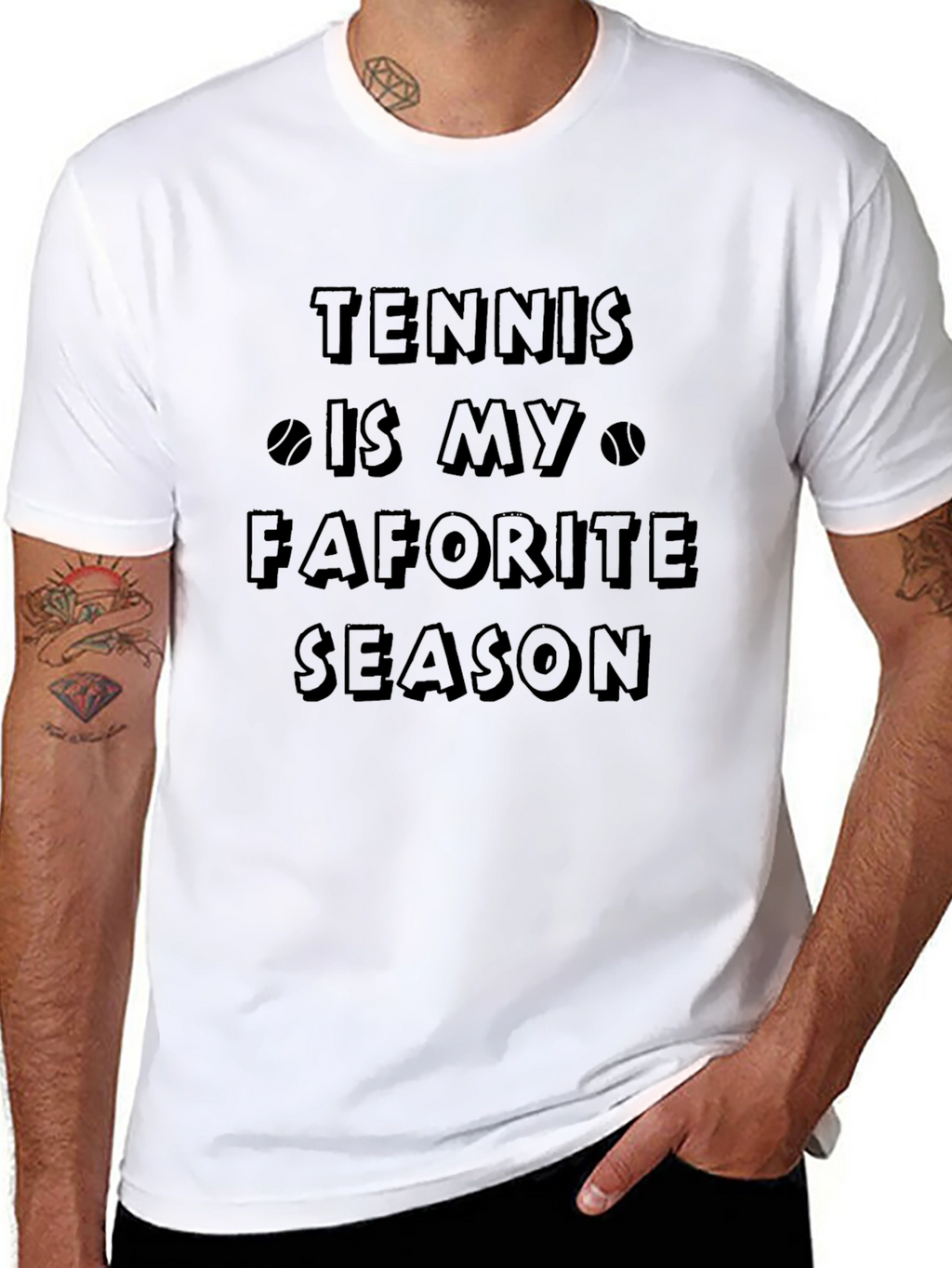 Tennis is My Favorite Season Graphic Tee