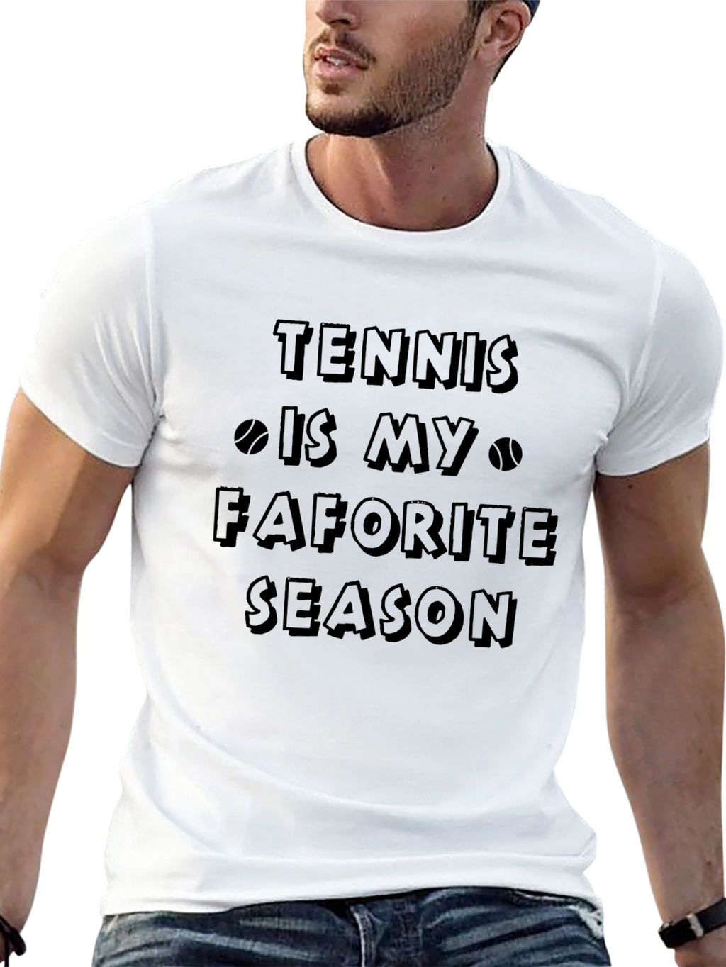 Tennis is My Favorite Season Graphic Tee