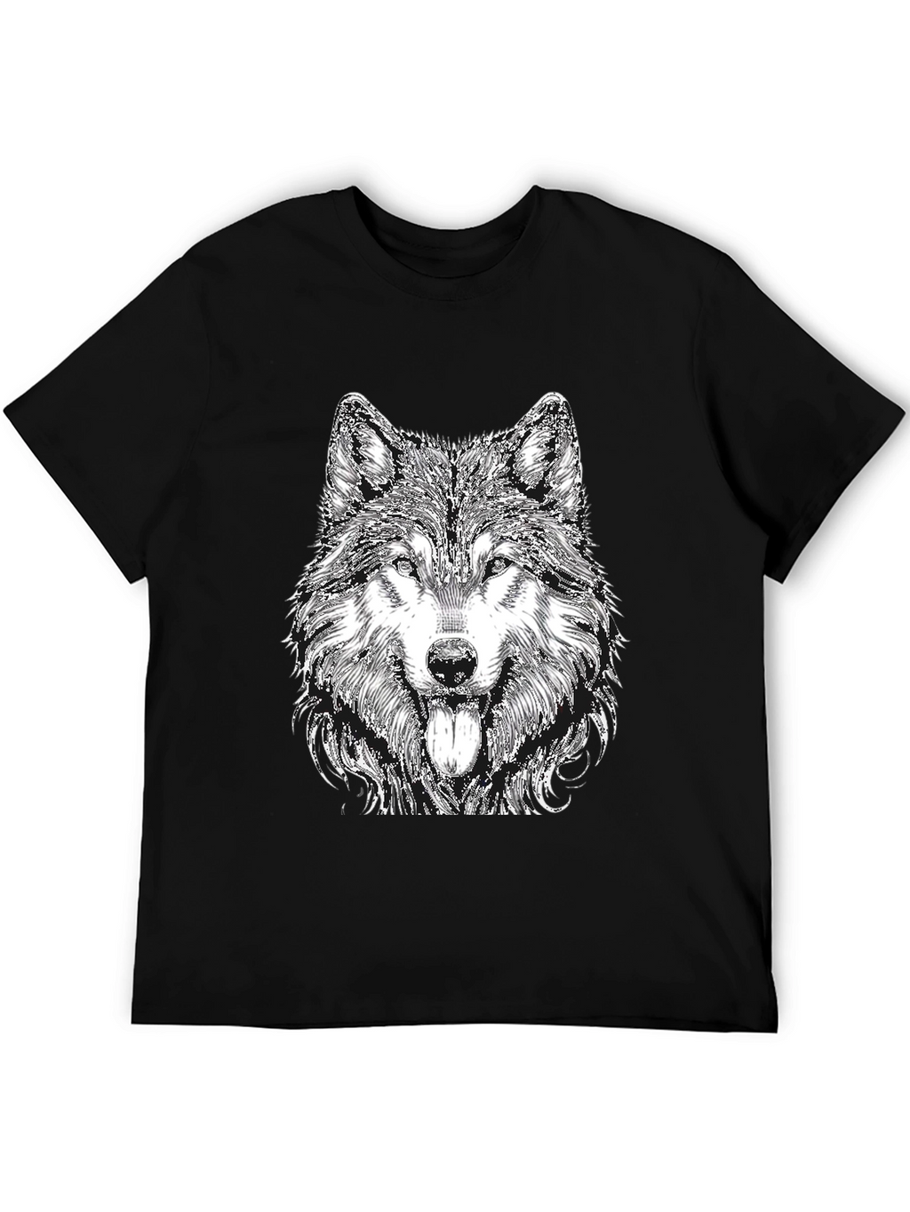 Wolf Graphic Tee - Black