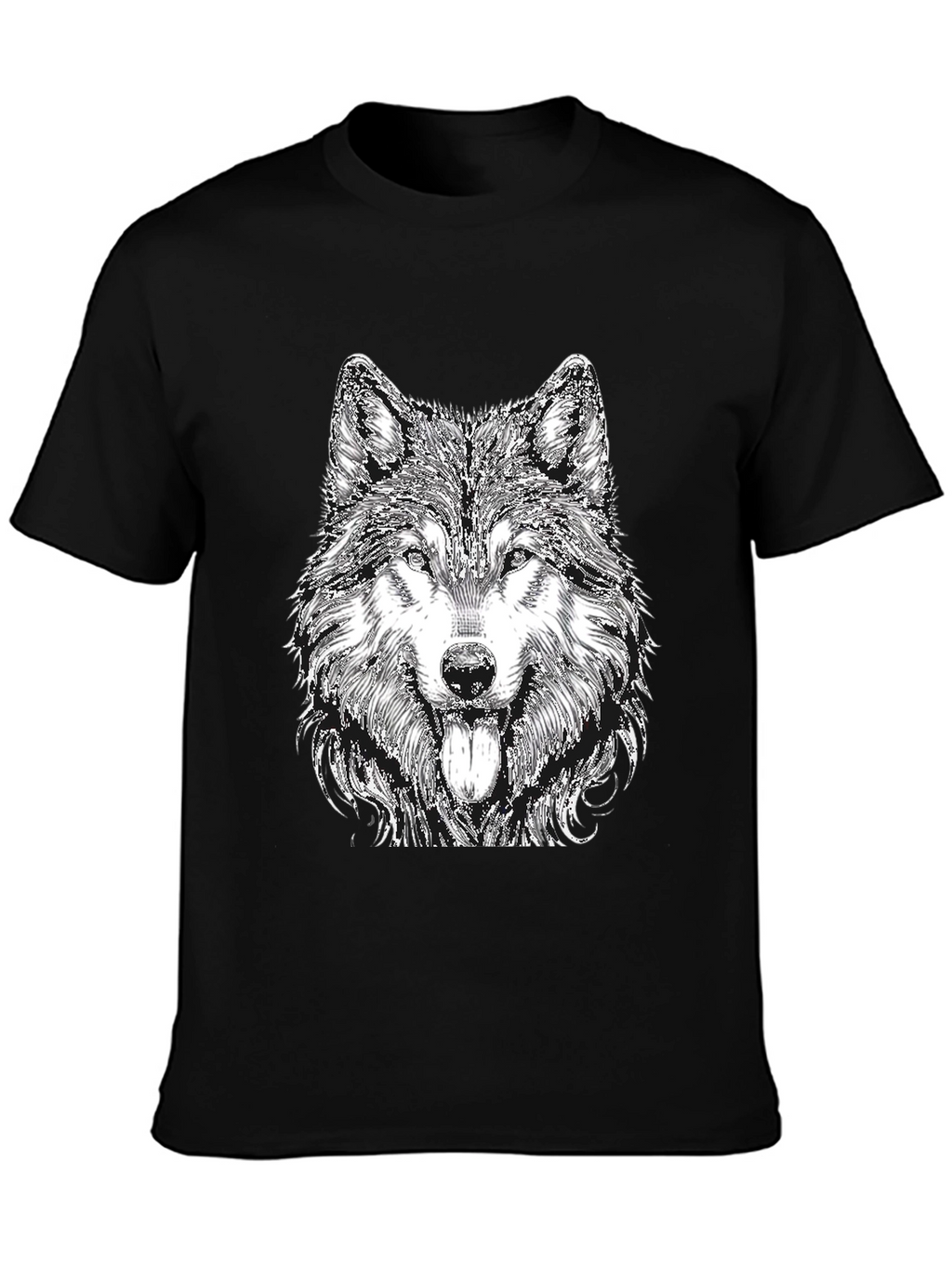 Wolf Graphic Tee - Black
