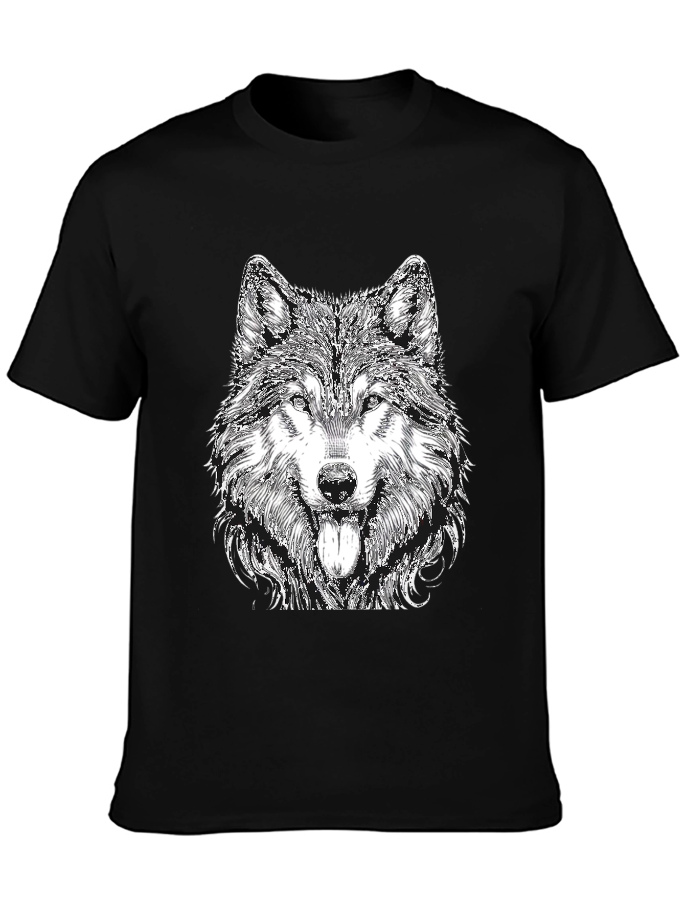 Wolf Graphic Tee - Black