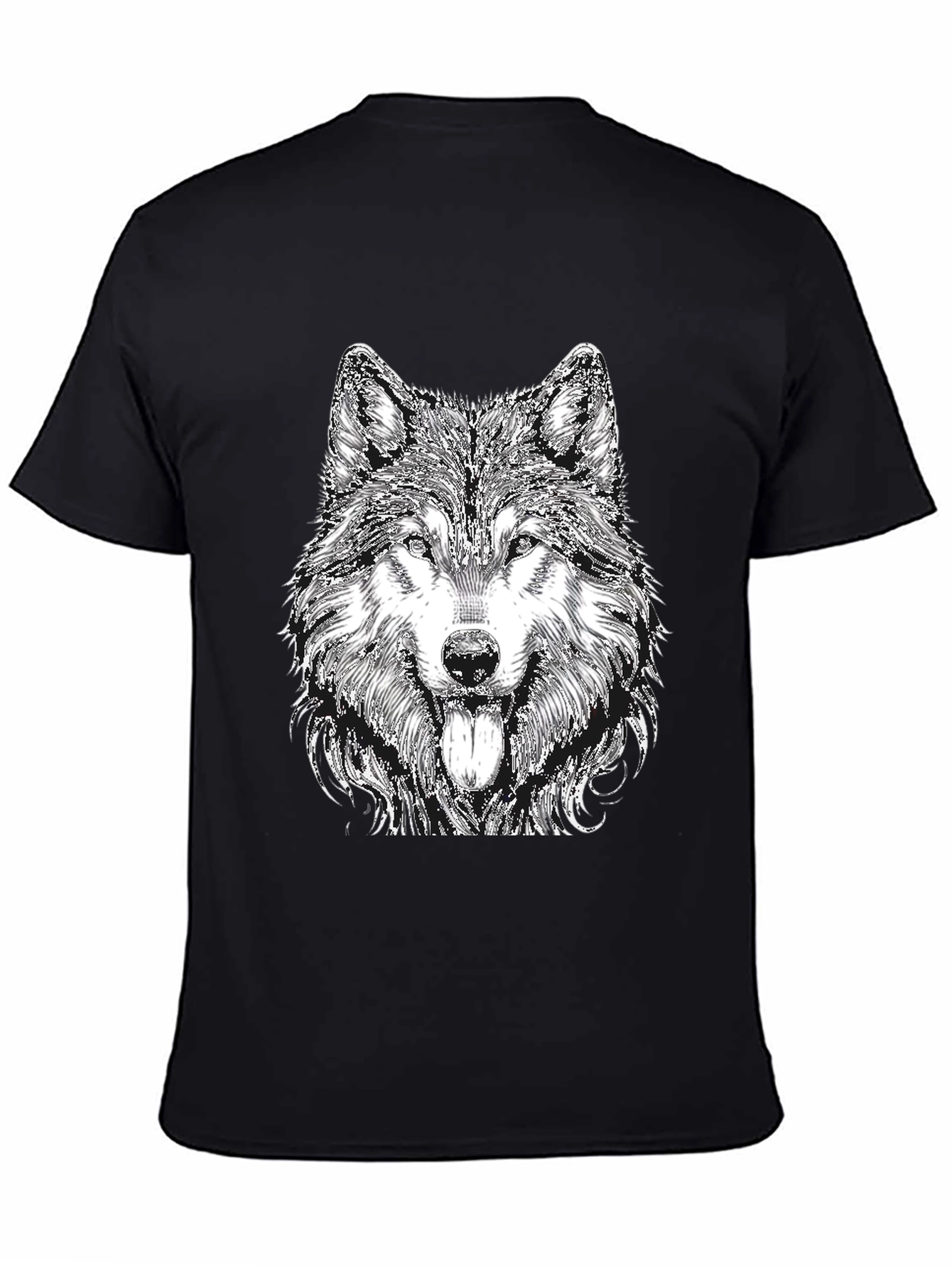 Wolf Graphic Tee - Black