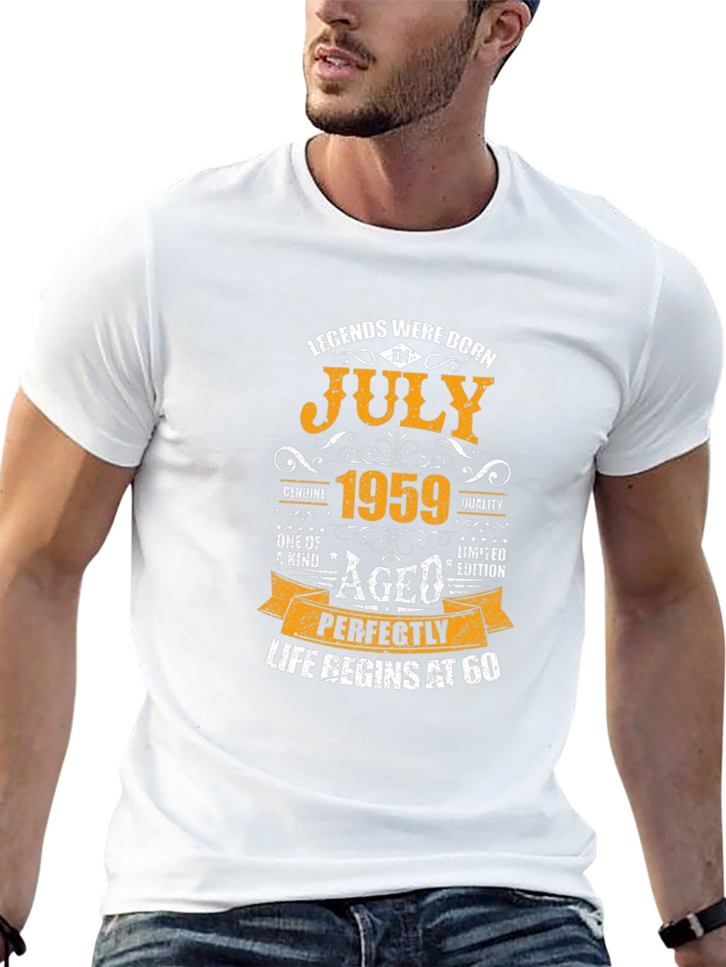 Legends Born In July 1959 Aged Perfectly T-Shirt
